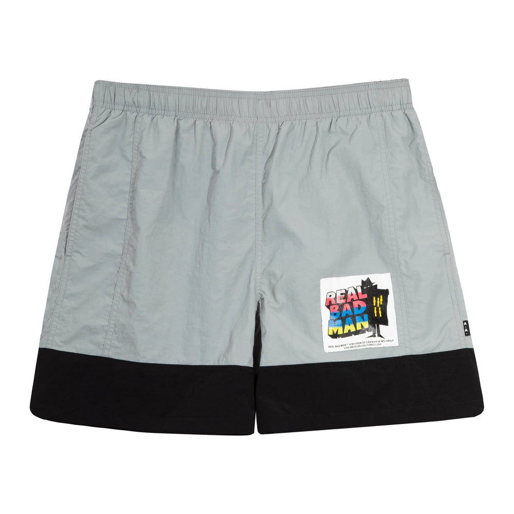 
                  
                    Load image into Gallery viewer, Real Bad Men Club Shorts &amp;#39;Grey&amp;#39;
                  
                