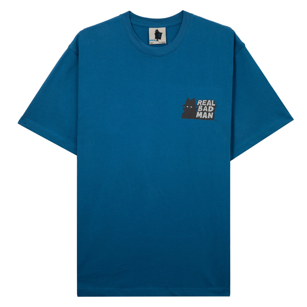 
                  
                    Load image into Gallery viewer, Real Bad Man Classic Watch T-Shirt &amp;#39;Vallarta Blue&amp;#39;
                  
                