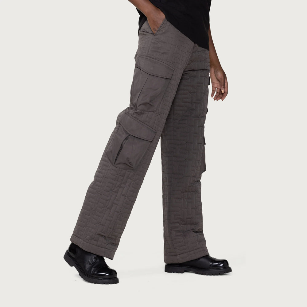 
                  
                    Load image into Gallery viewer, Womens Honor The Gift Quilted Cargo Pants &amp;#39;Grey&amp;#39;
                  
                