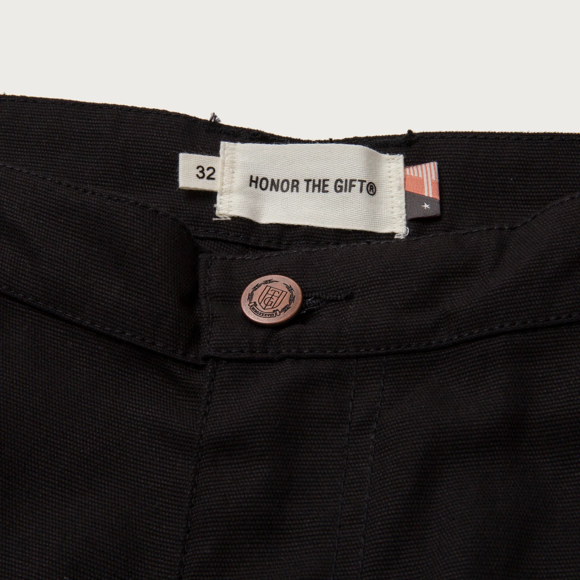 Honor The Gift Canvas Piping Pants 'Black'