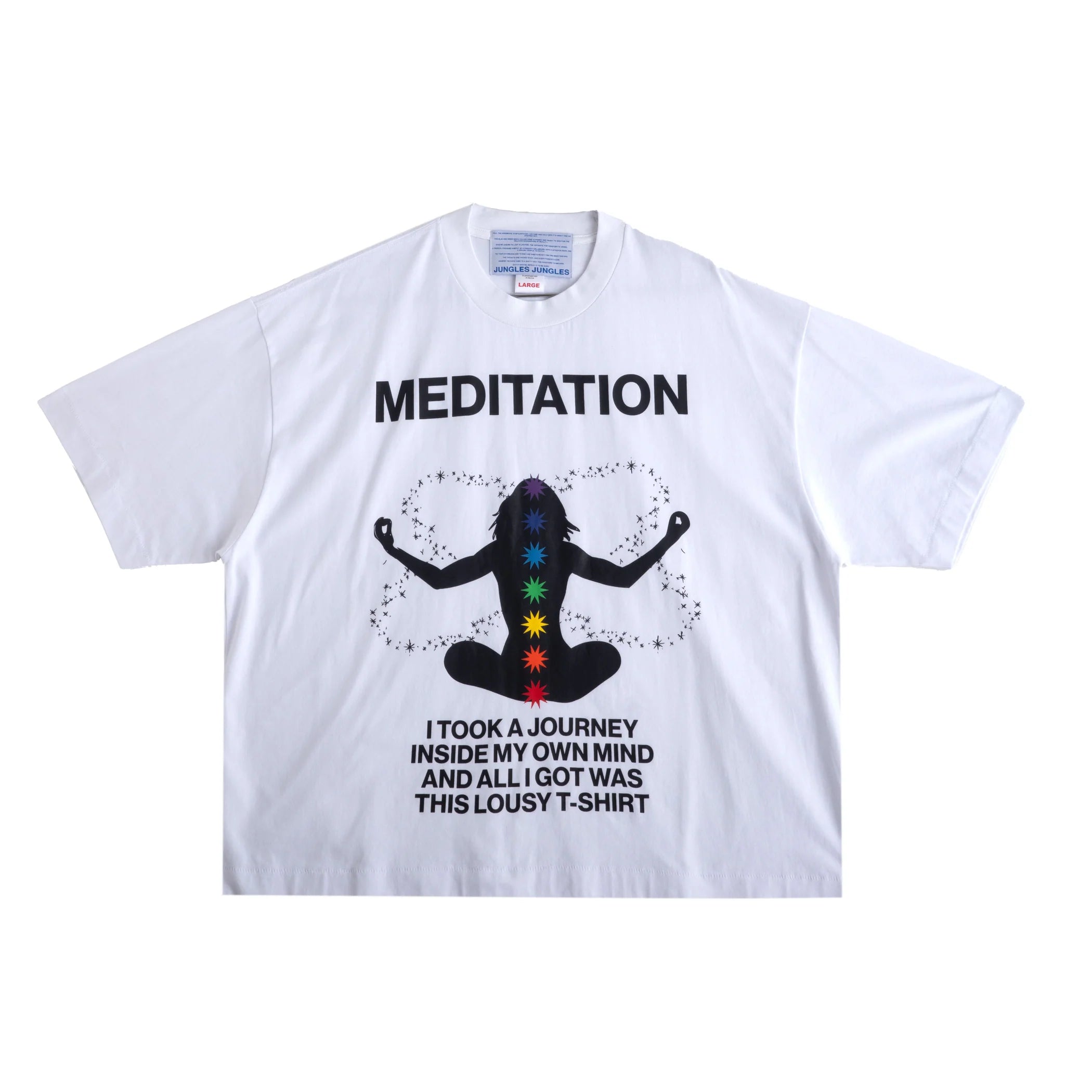 Jungles Jungles Meditation Tee 'White'