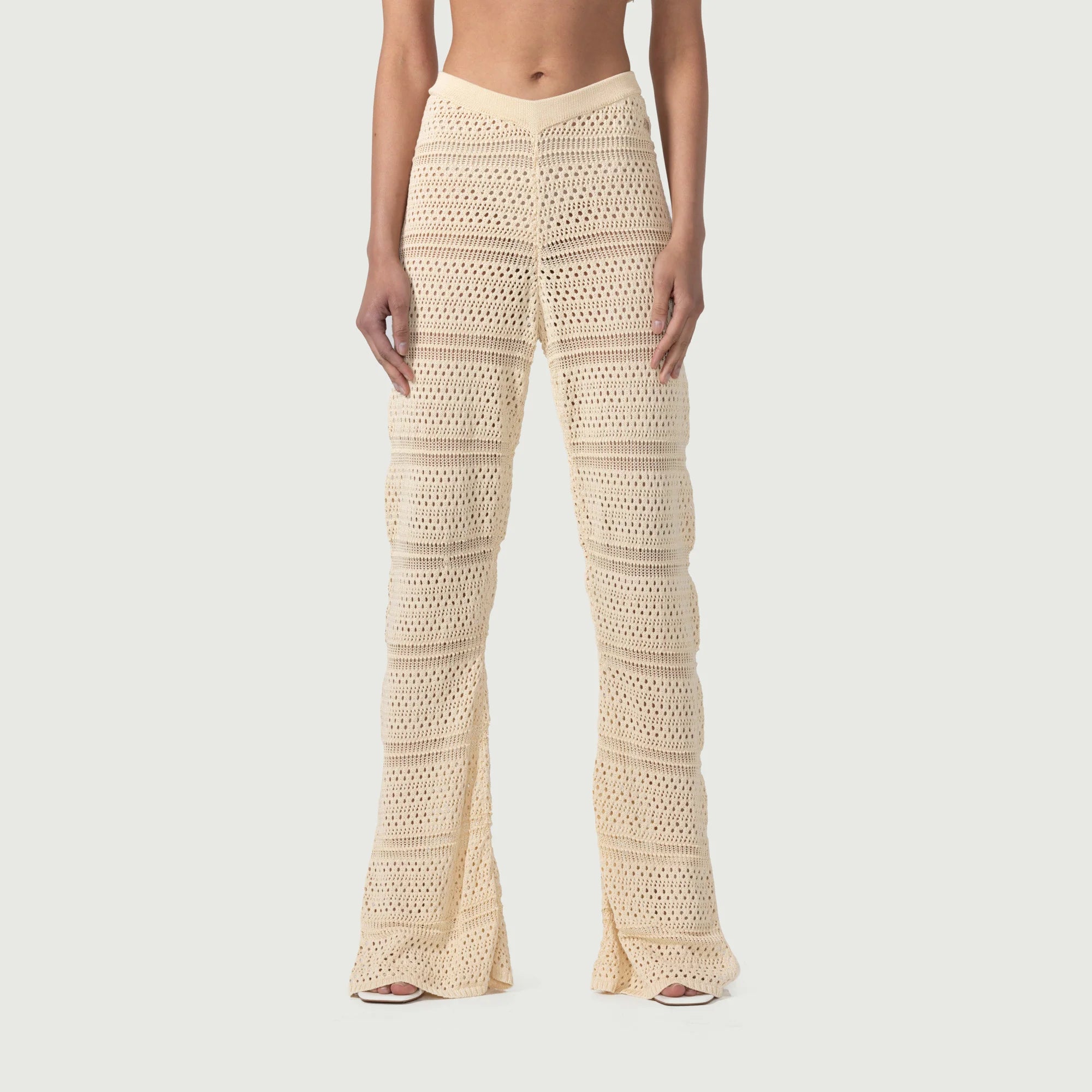 Women's Honor The Gift Crochet Pants 'Cream'