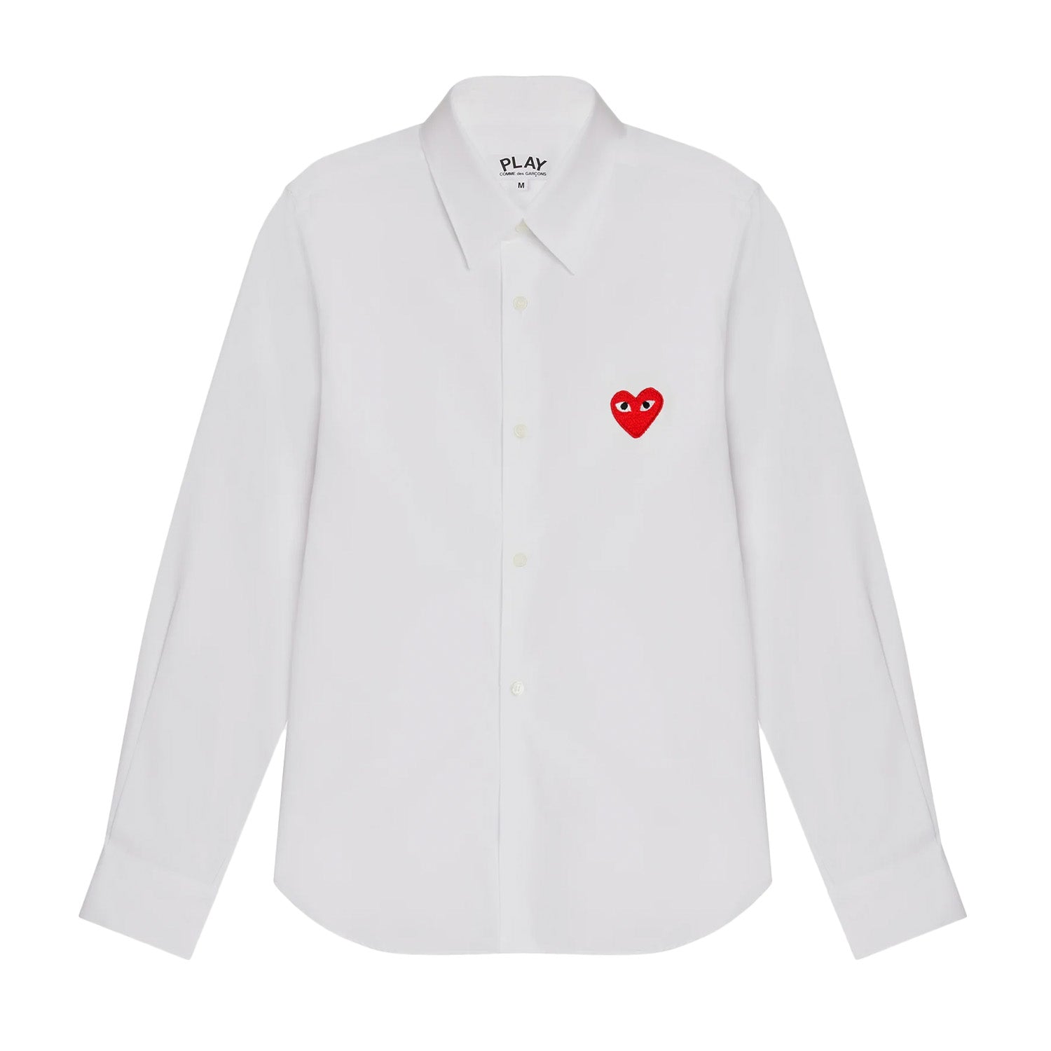 Womens Commes Des Garcons Play Blouse Button Up 'White'