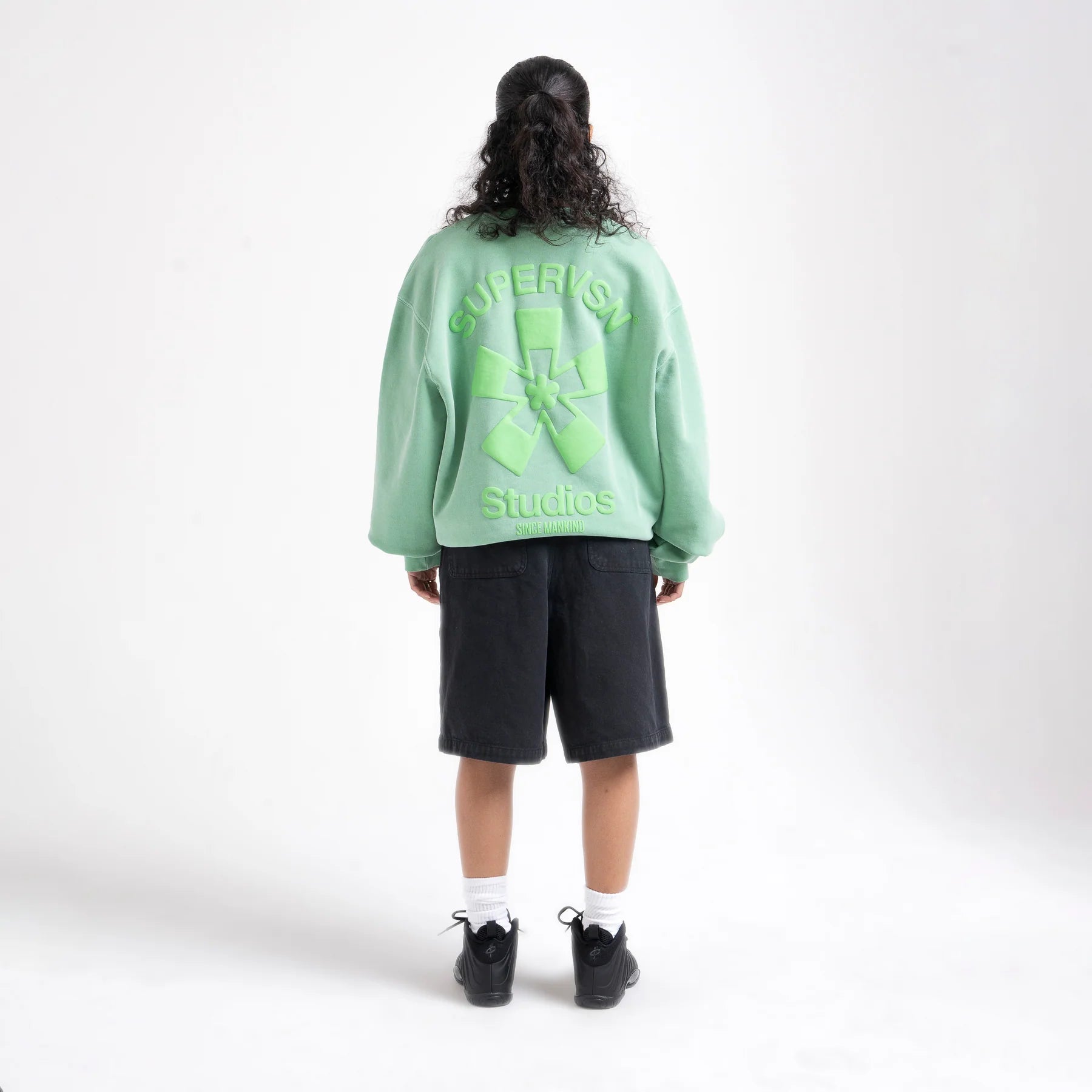 Supervsn Studio Starburst Crewneck 'Green'