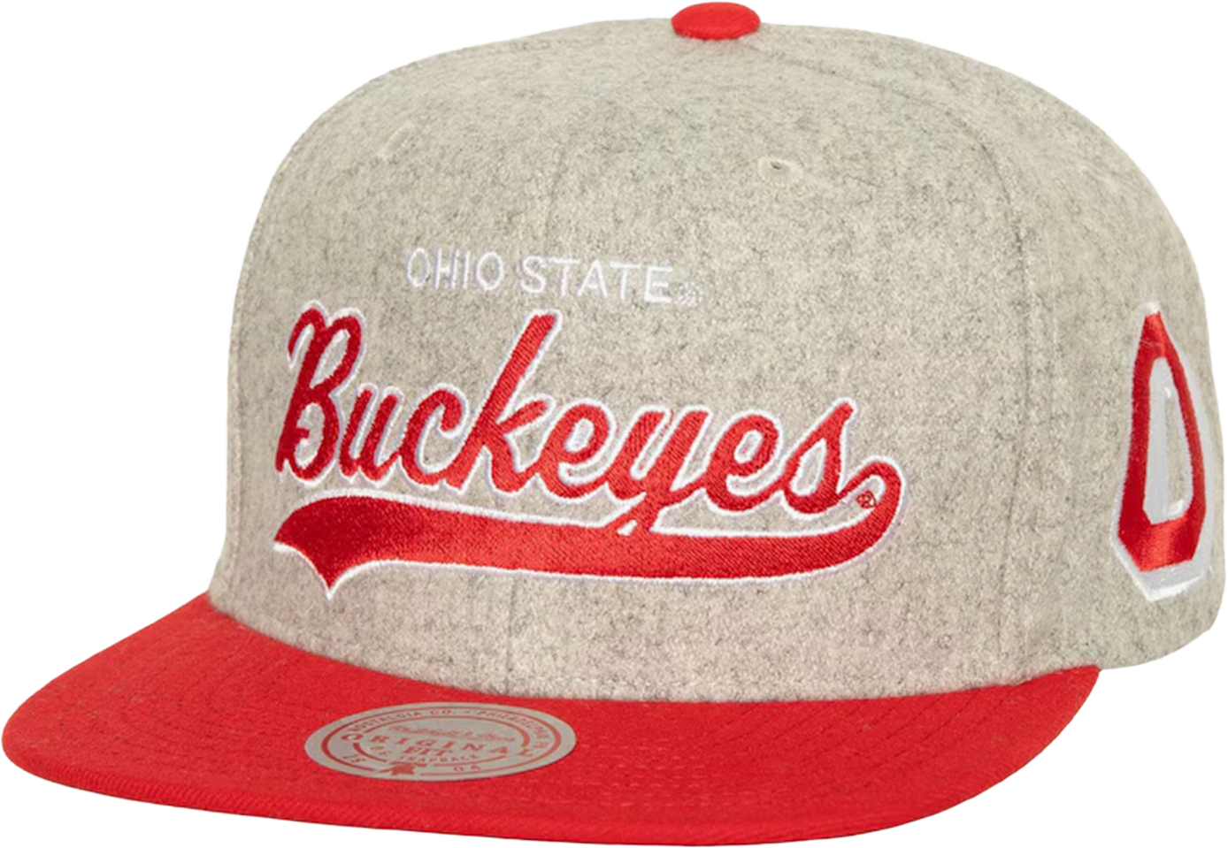 Mitchell & Ness NCAA Tailsweep 2.0 Melton Snapback Vintage Ohio State