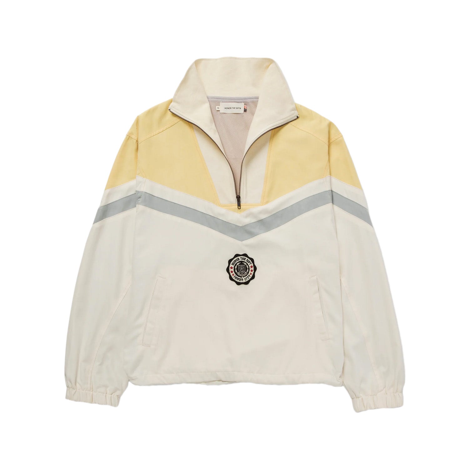 Honor The Gift Brushed Poly Track Anorak 'Bone'