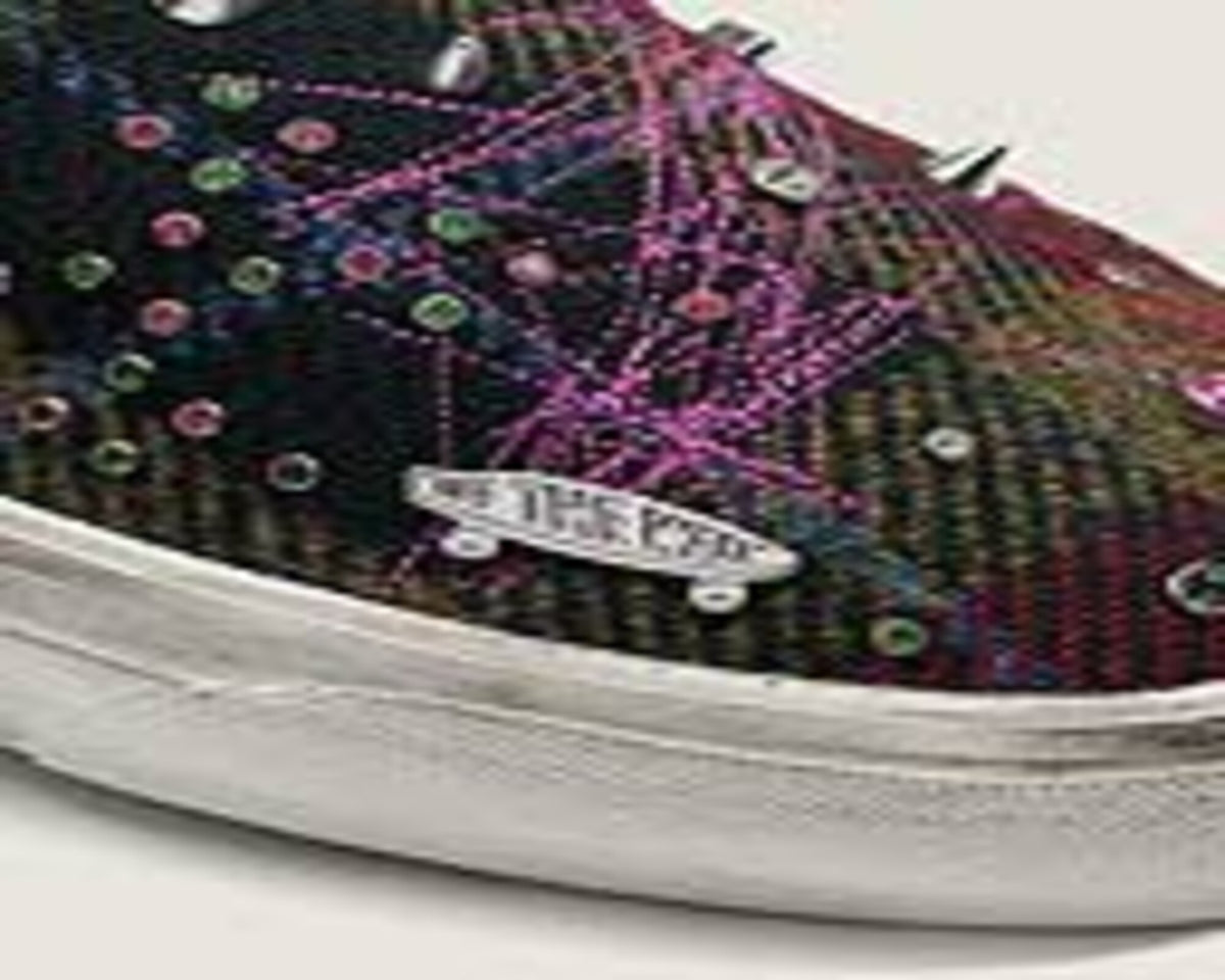 Vans LX Classic Slip-On 98 Harris Tweed 'Red/Multi'