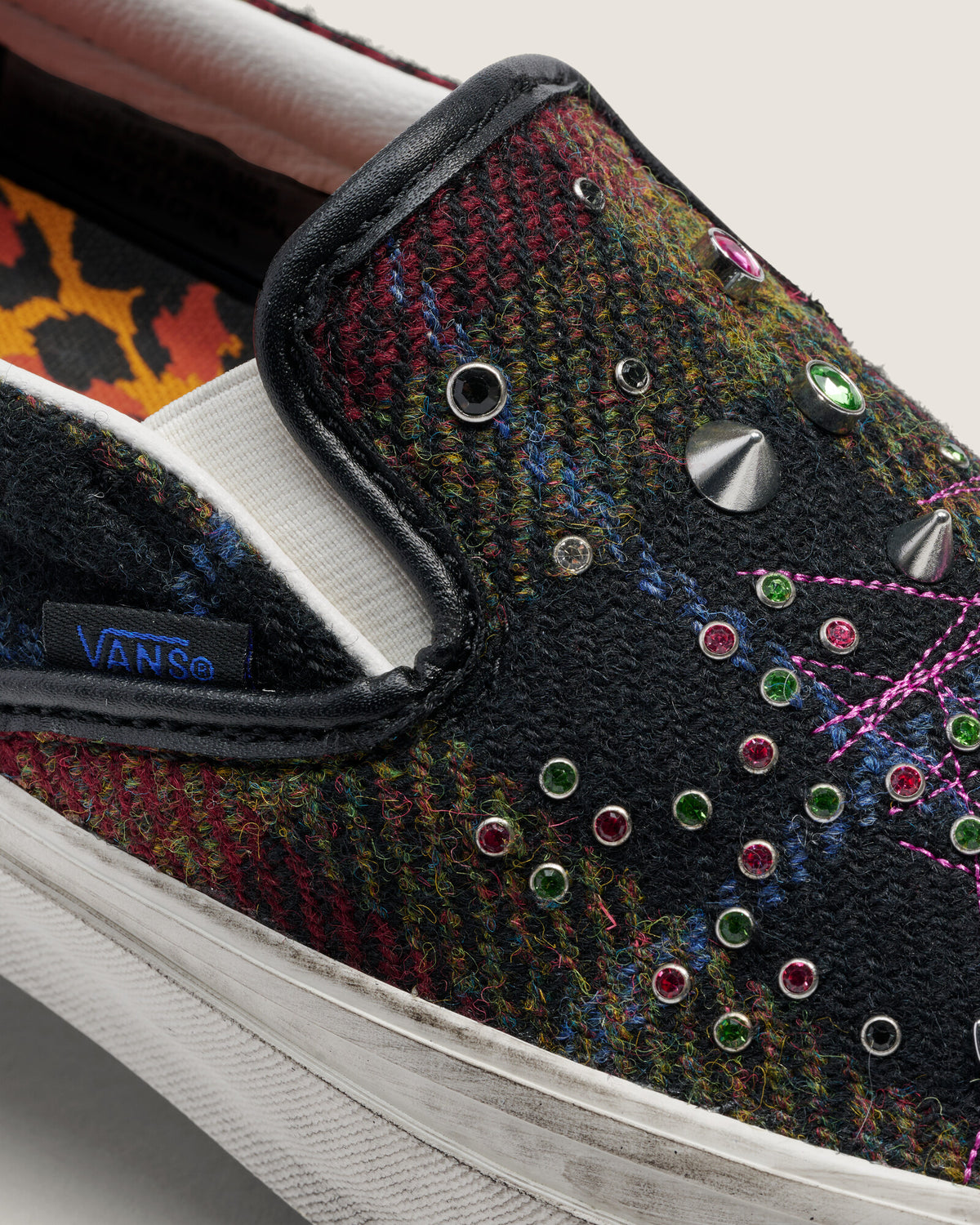 Vans LX Classic Slip-On 98 Harris Tweed 'Red/Multi'