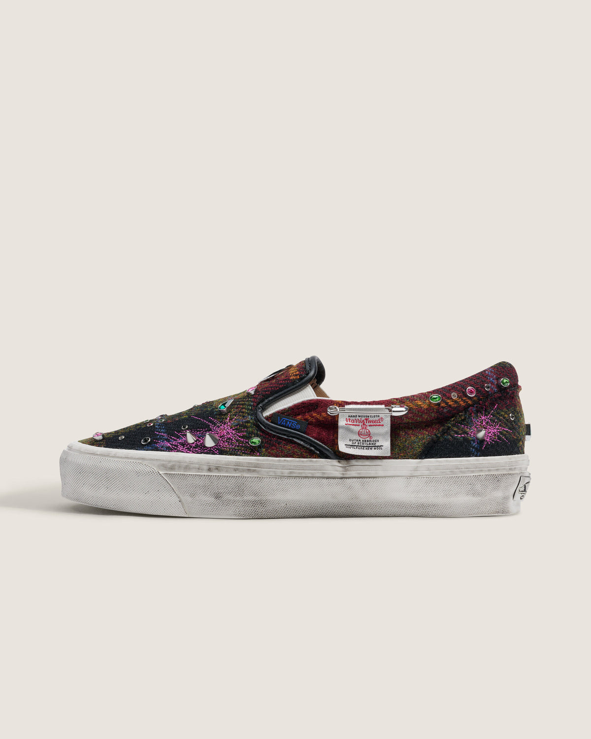 Vans LX Classic Slip-On 98 Harris Tweed 'Red/Multi'
