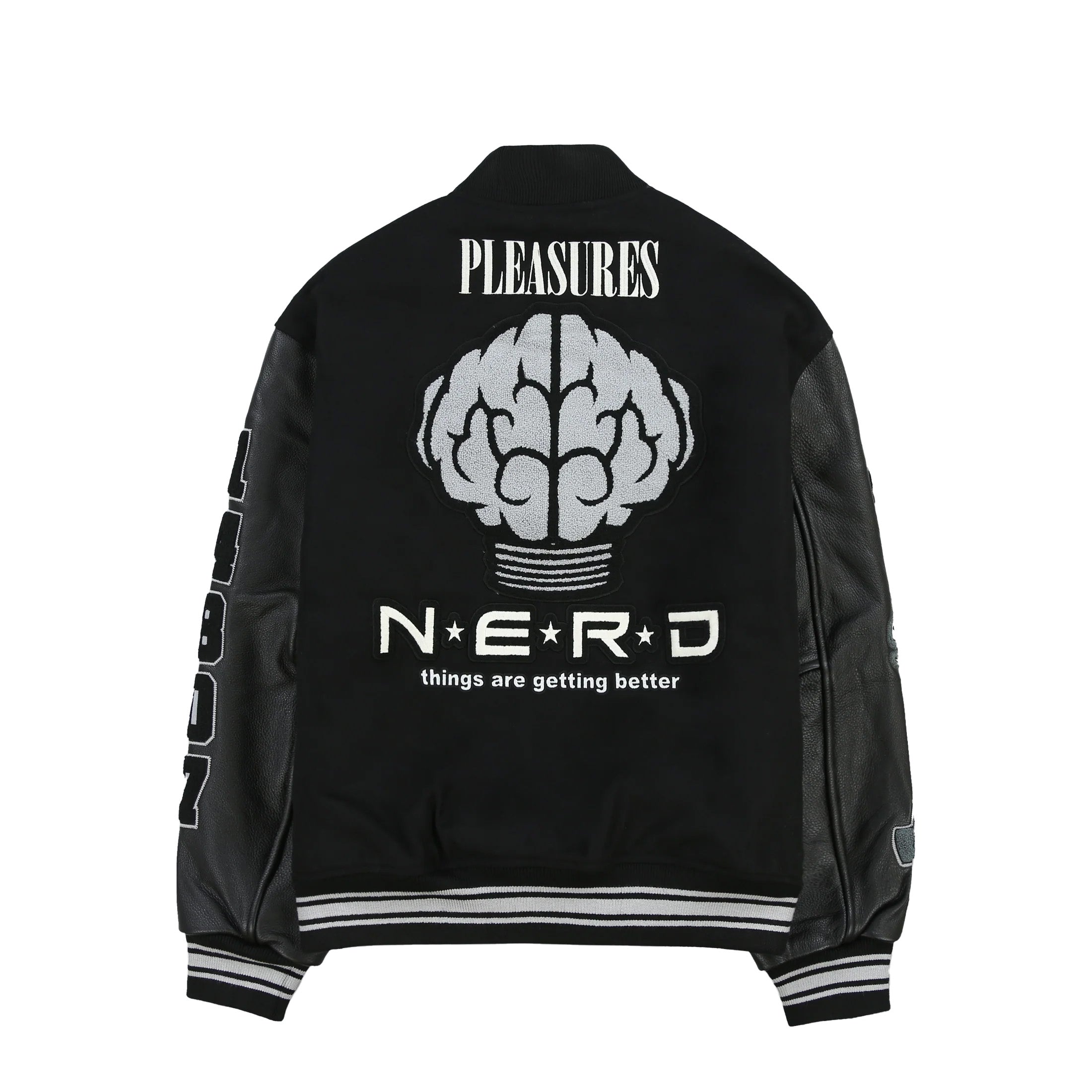 Pleasures N.E.R.D. Varsity Jacket 'Black'