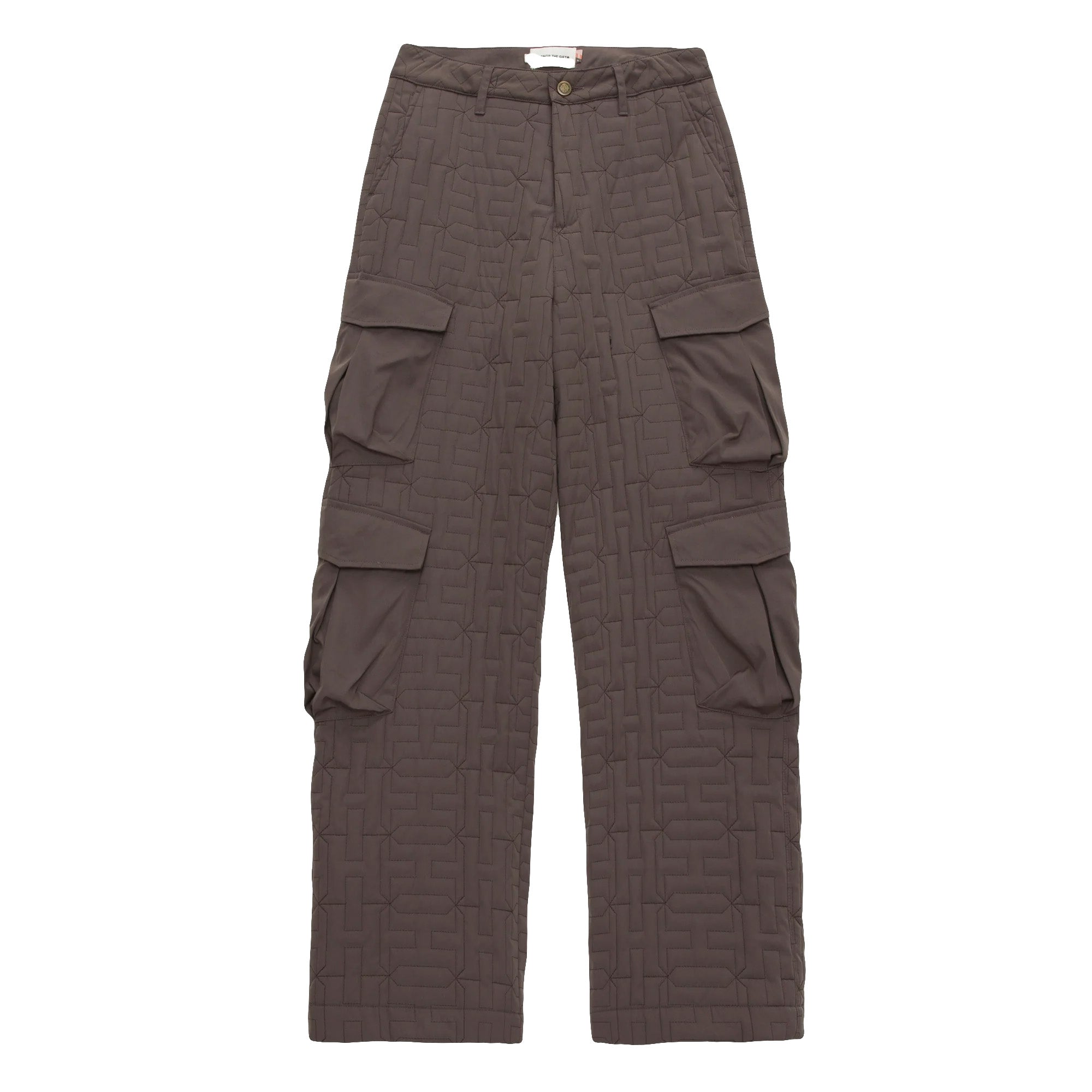 Womens Honor The Gift Quilted Cargo Pants 'Grey'