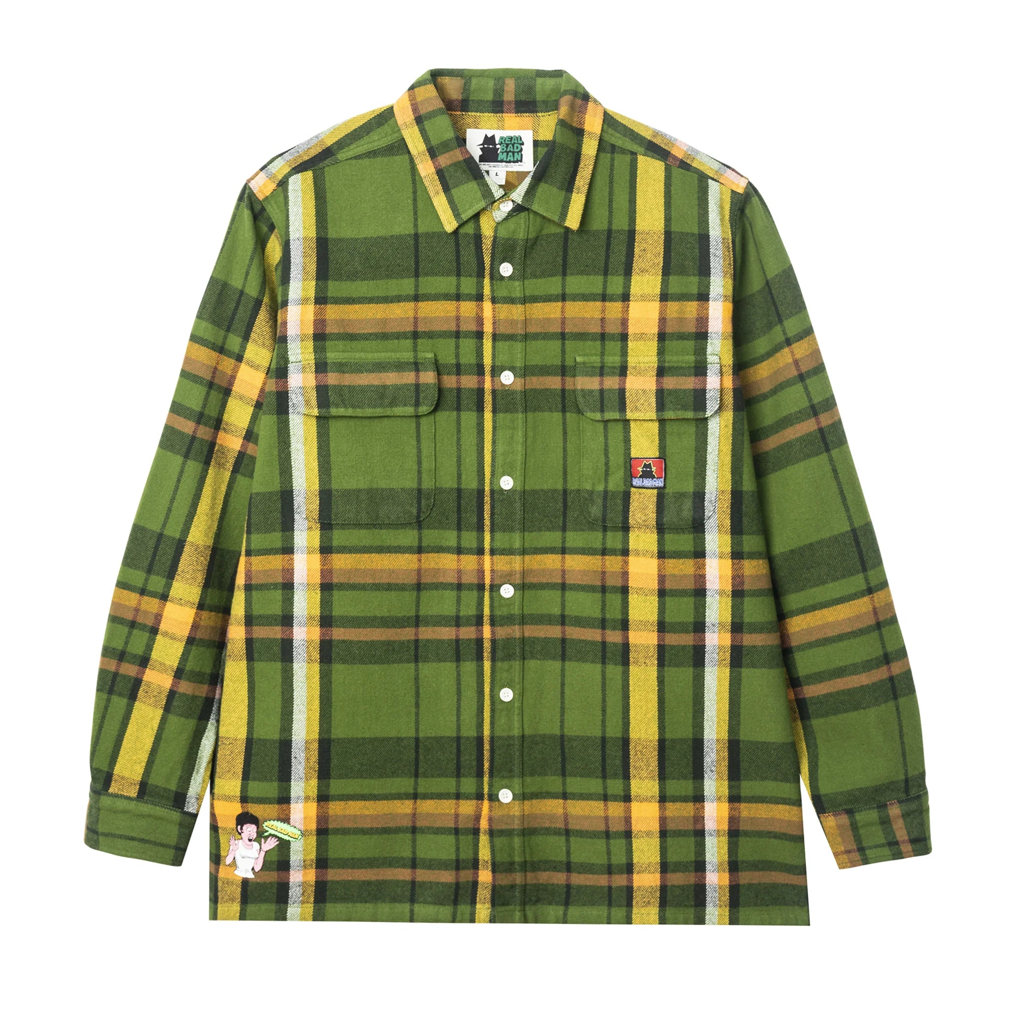 Real Bad Man RBM Flannel 'Green'