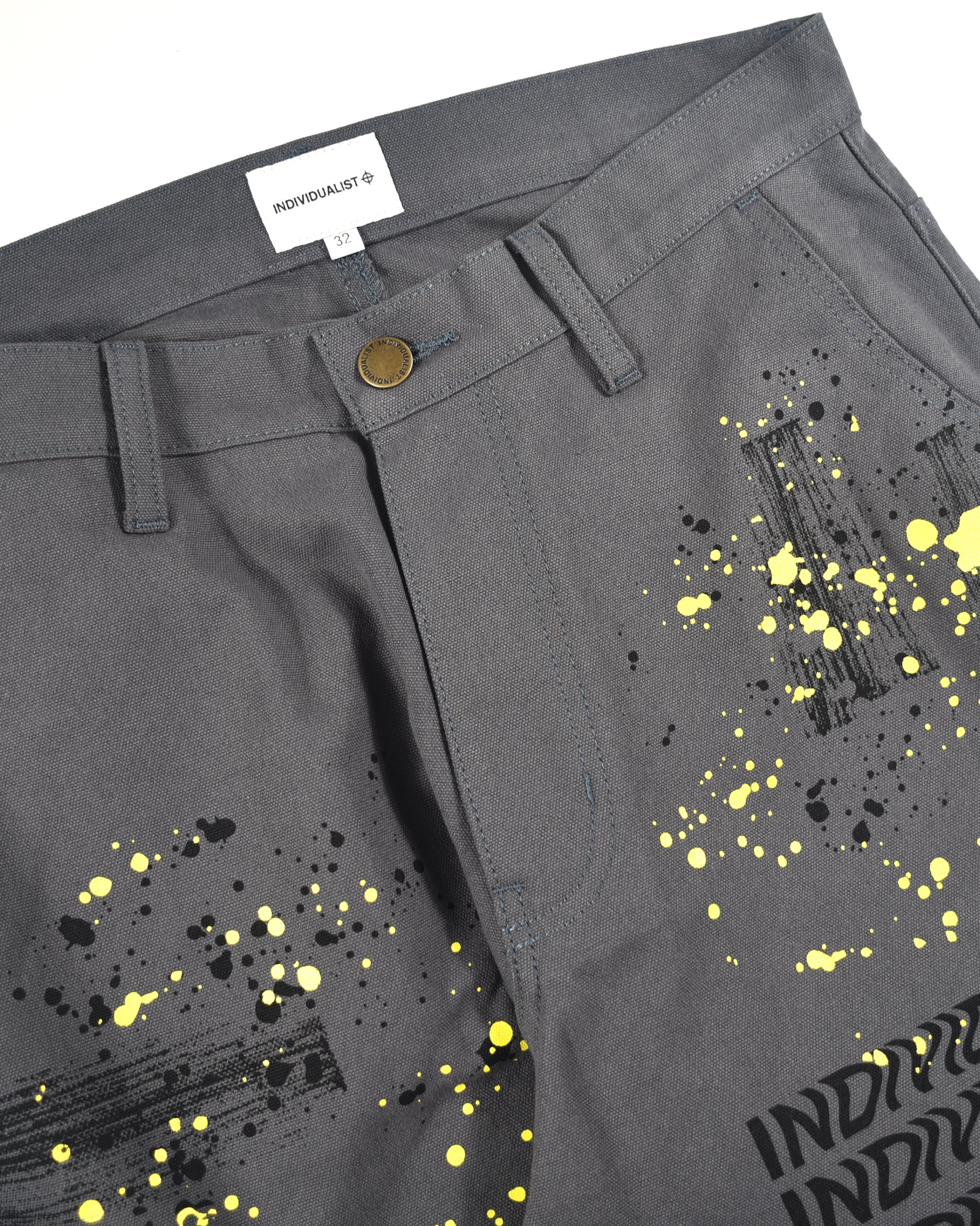 Indvlst Test Print Carpenter Pant 'Charcoal'