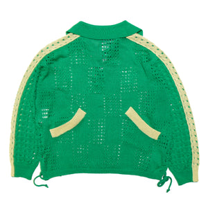 
                  
                    Load image into Gallery viewer, Andersson Bell Beozz Net Collar Sweater &amp;#39;Green&amp;#39;
                  
                