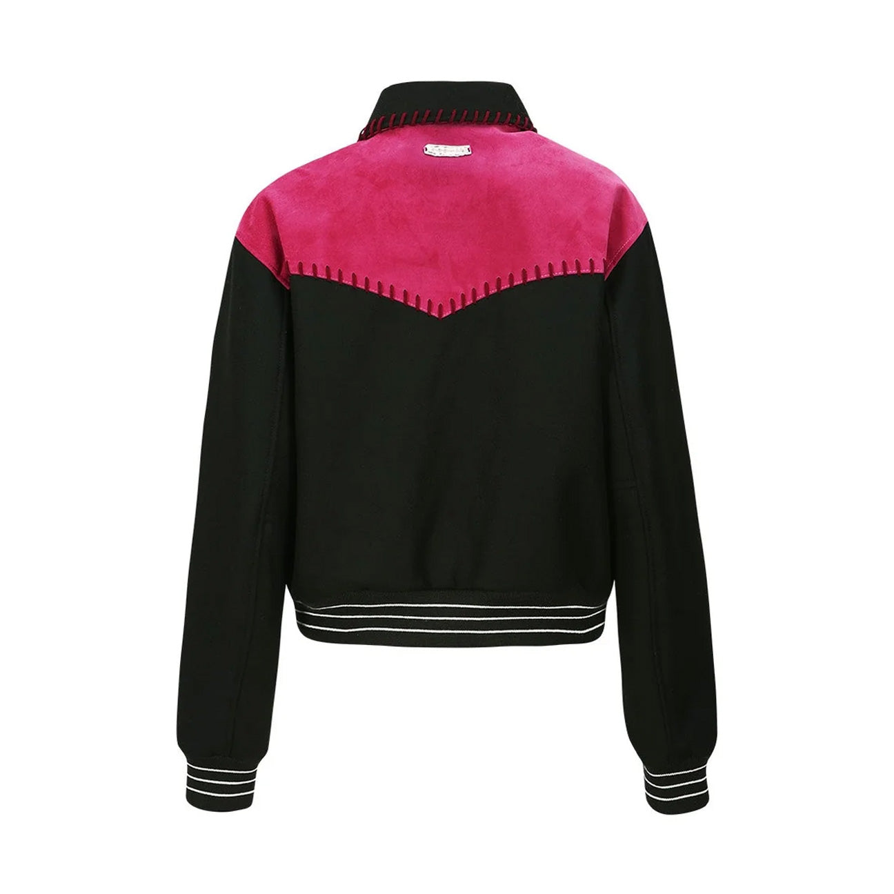 Womens Andersson Bell New Margo Western Varsity Jacket 'Magenta'