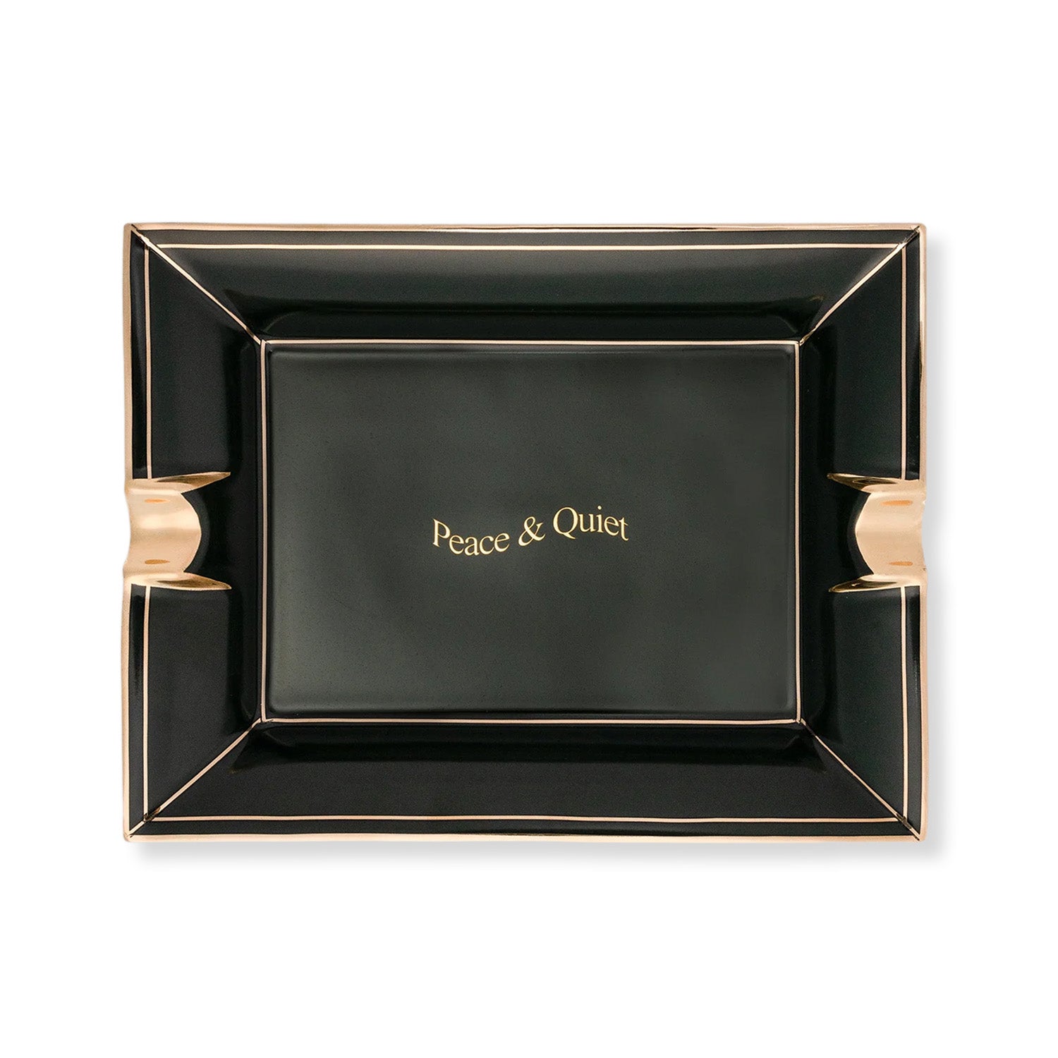 Museum Of Peace and Quiet Wordmark Ash Tray 'Forest Gold'