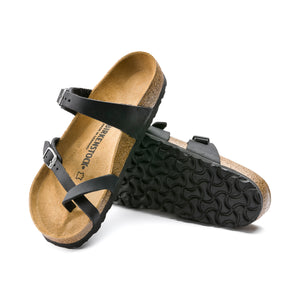 
                  
                    Load image into Gallery viewer, Birkenstock Mayari Black Oiled Leather &amp;#39;Black&amp;#39;
                  
                