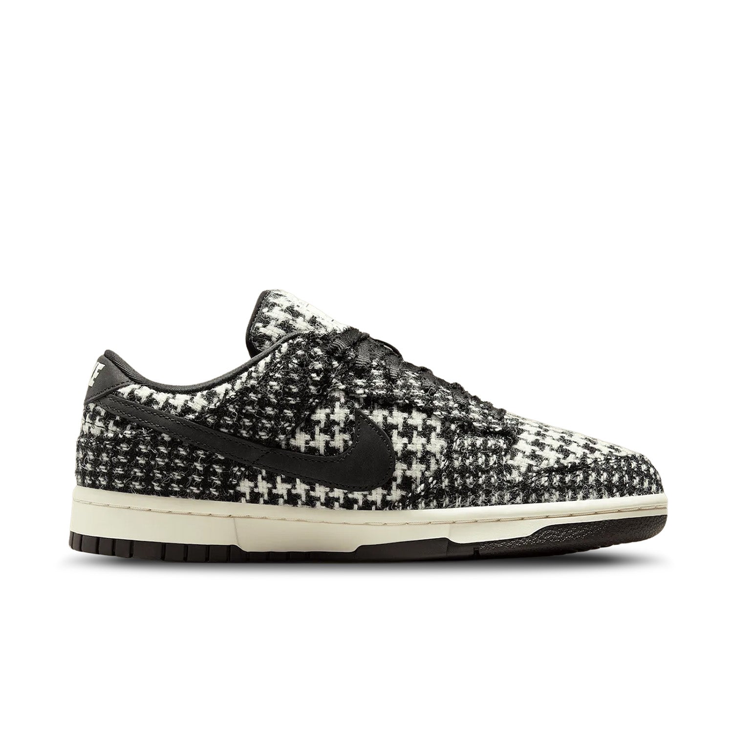 Womens Nike Dunk Low 'Harris Tweed Black/White'