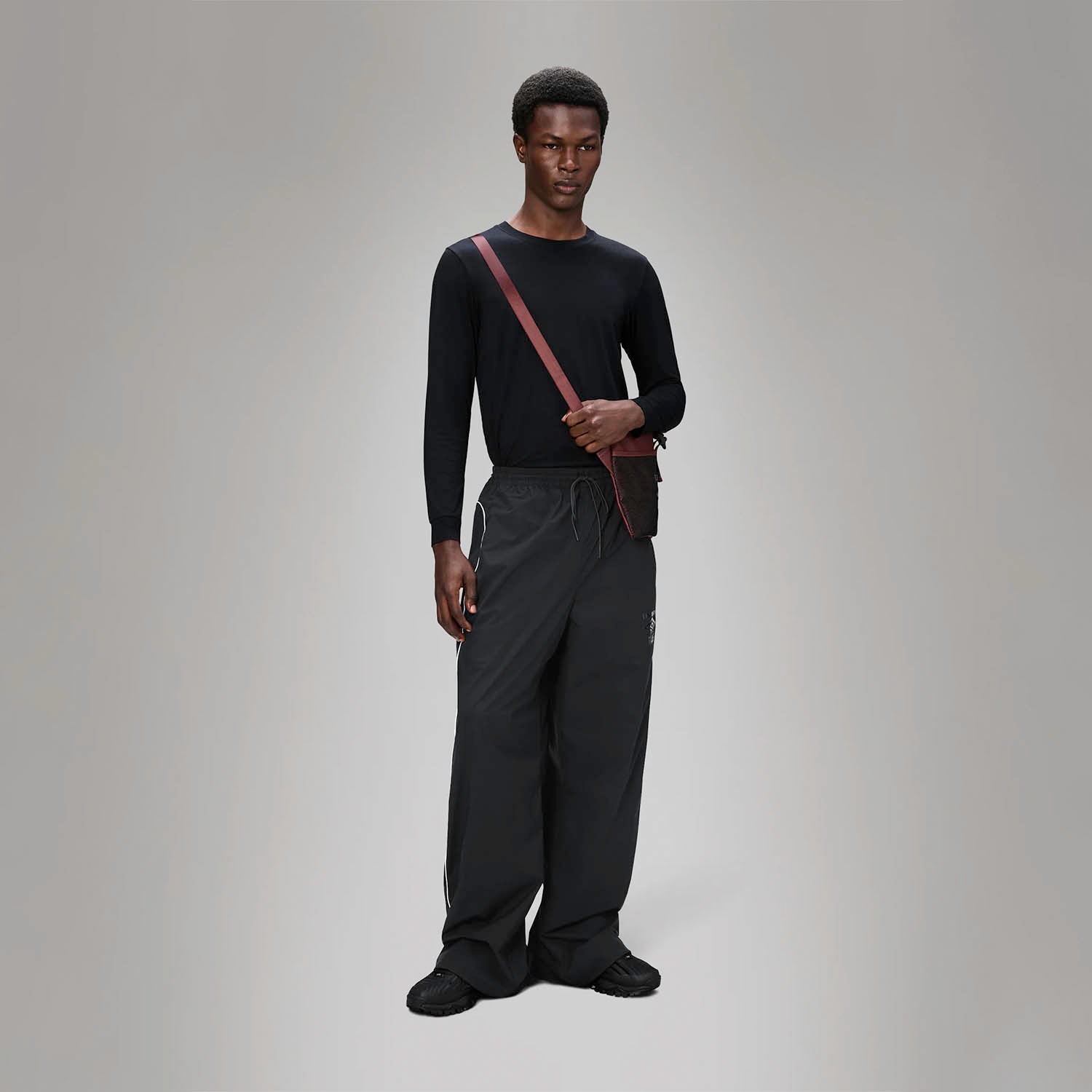 Rains x Umbro Drill Pants Wide 'Black'