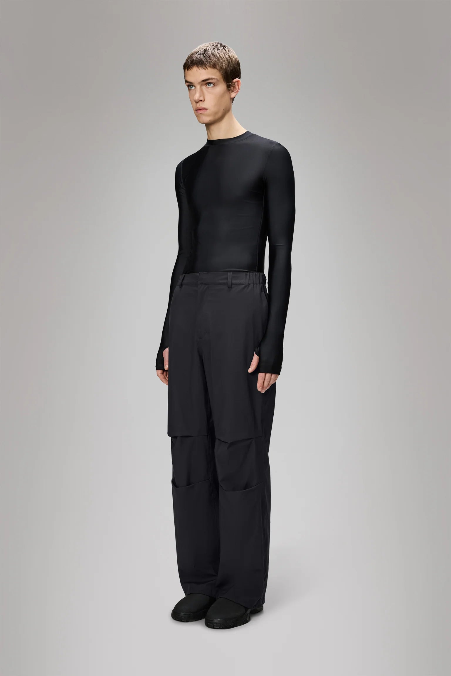Rains Suva Hardshell Pants Wide W3 'Black'