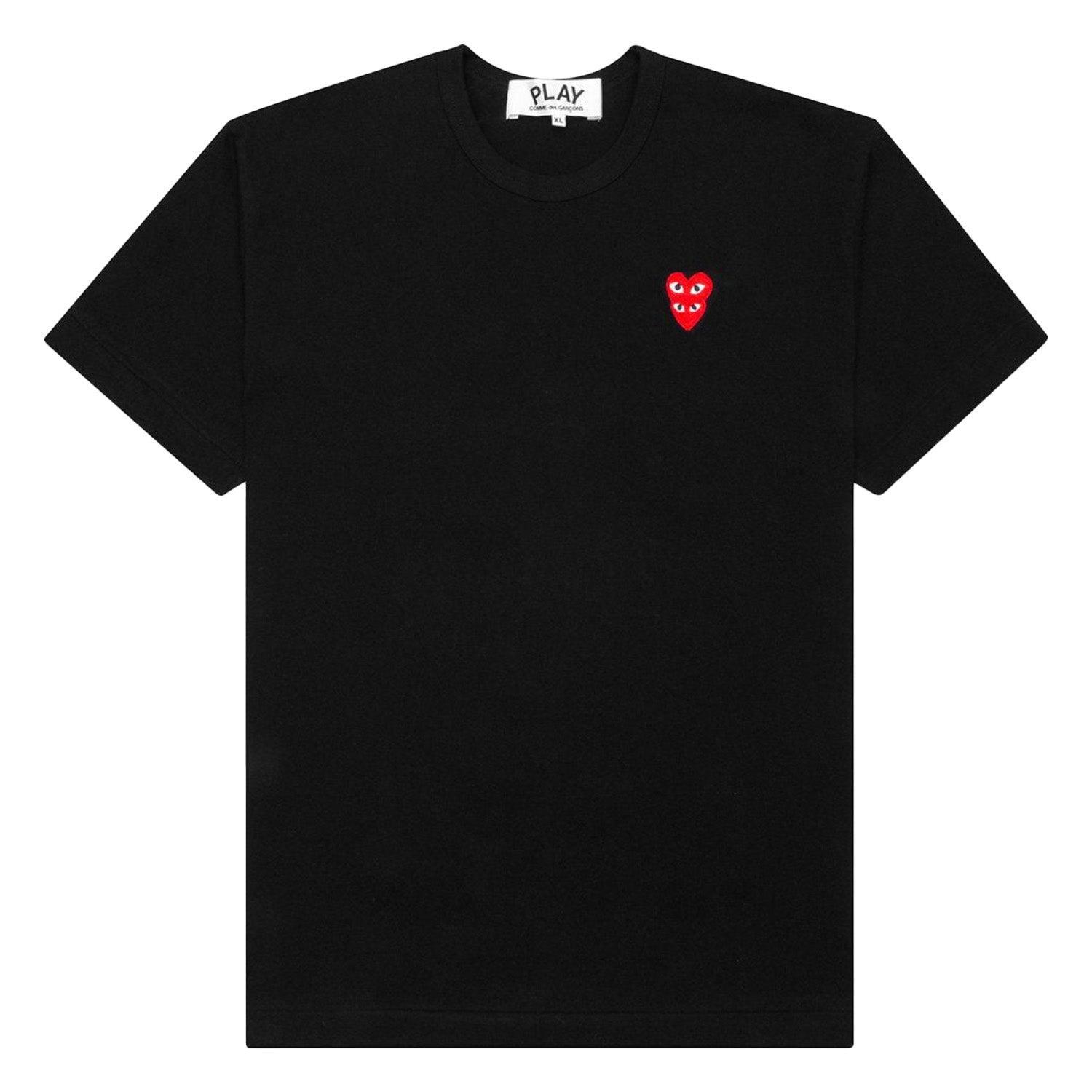 Comme Des Garcons T-Shirt Stacked Heart 'Black'