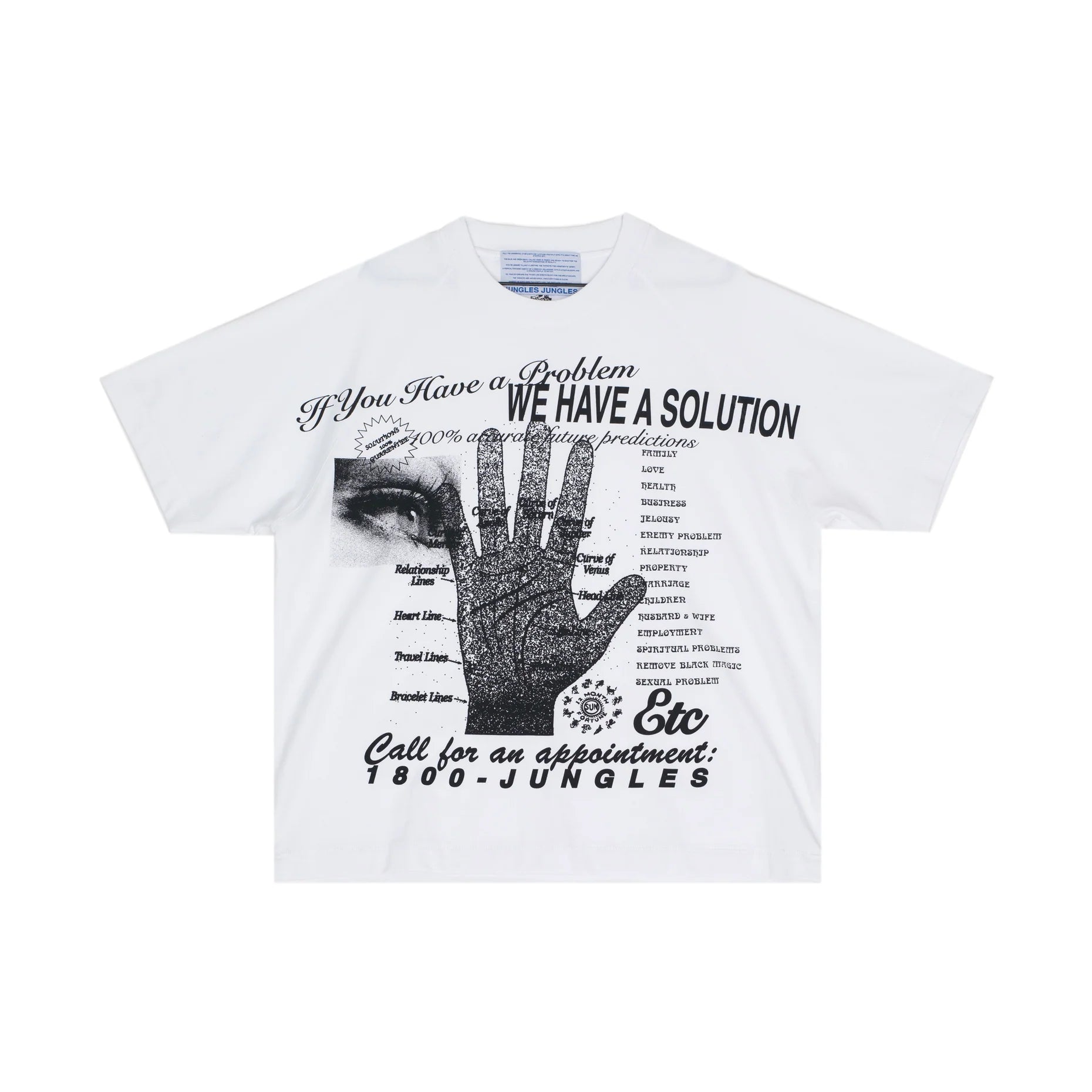 Jungles Jungles Solutions Tee 'White'