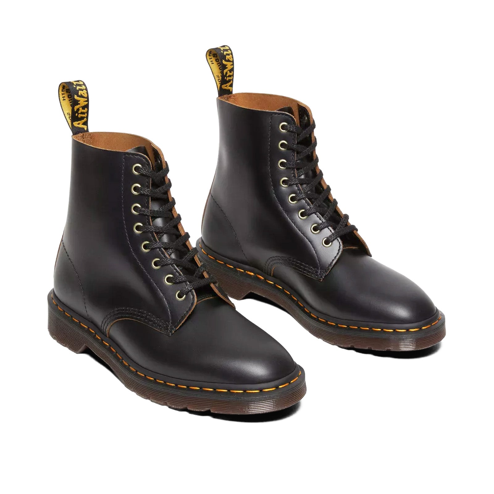 Dr. Martens Smiths Vintage Smooth Leather Boots 'Black'