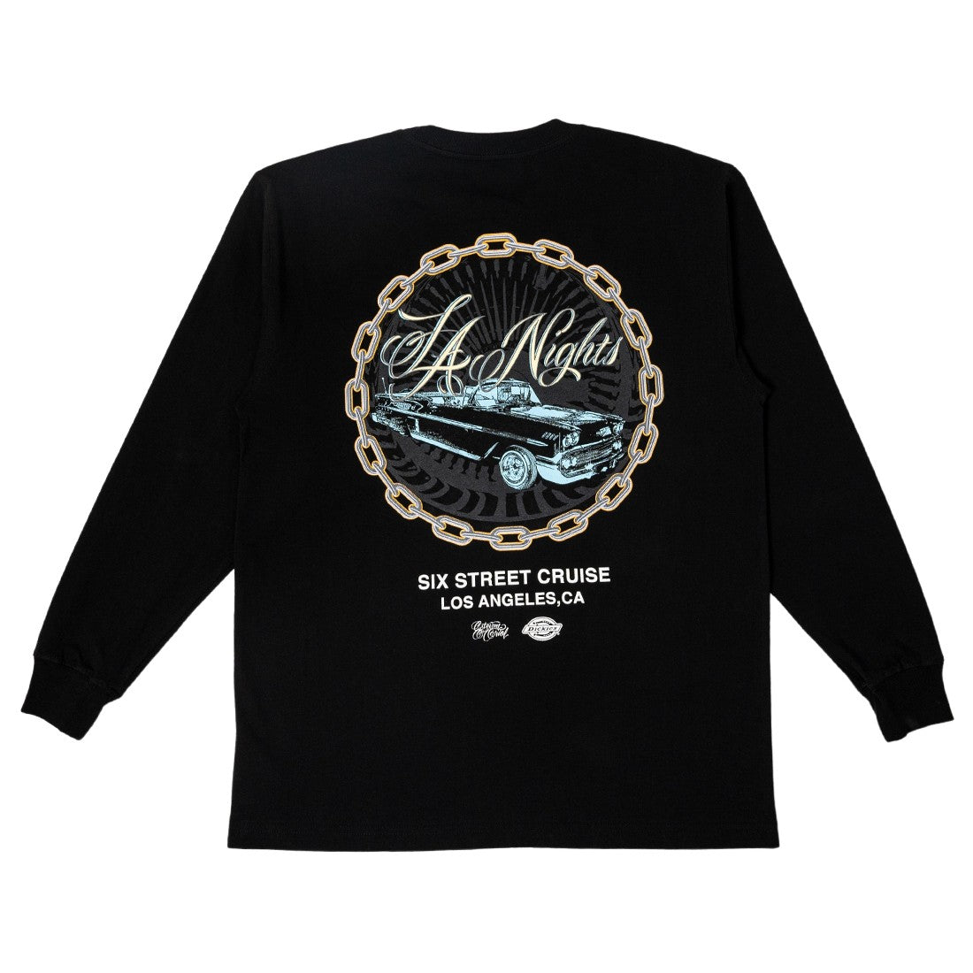 Dickies x Estevan Oriol Heavy Crew LS T-Shirt 'Black'