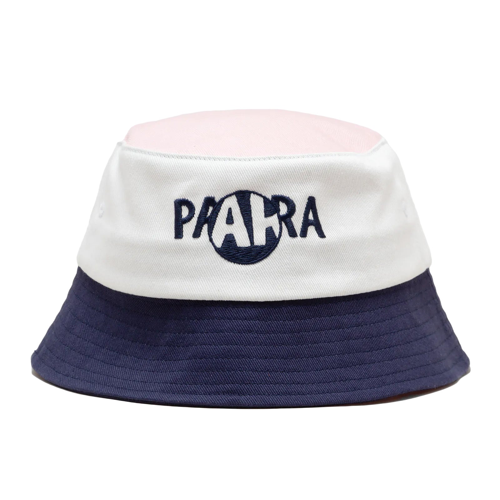 By Parra Looking Glass Logo Bucket Hat 'Dark Blue'
