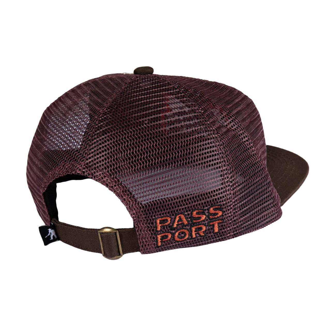 Passport Brush Fire Workers Trucker Cap 'Chocolate / Off White'