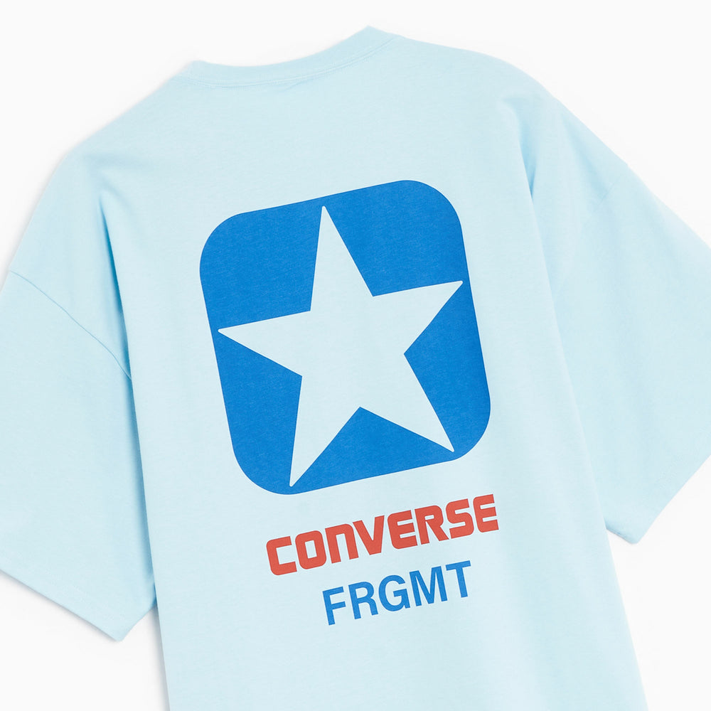 
                  
                    Load image into Gallery viewer, Converse x Fragment T-Shirt &amp;#39;Blue&amp;#39;
                  
                