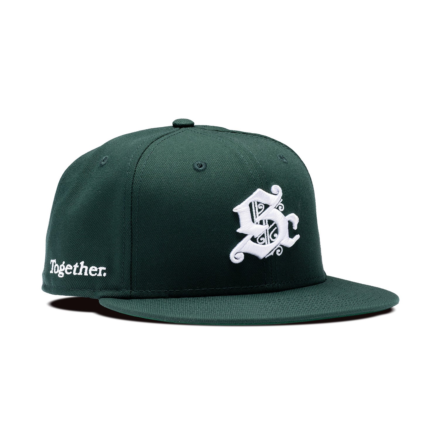 Sole Classics x New Era 59Fifty Fitted Hat 'Dark Green - Together'