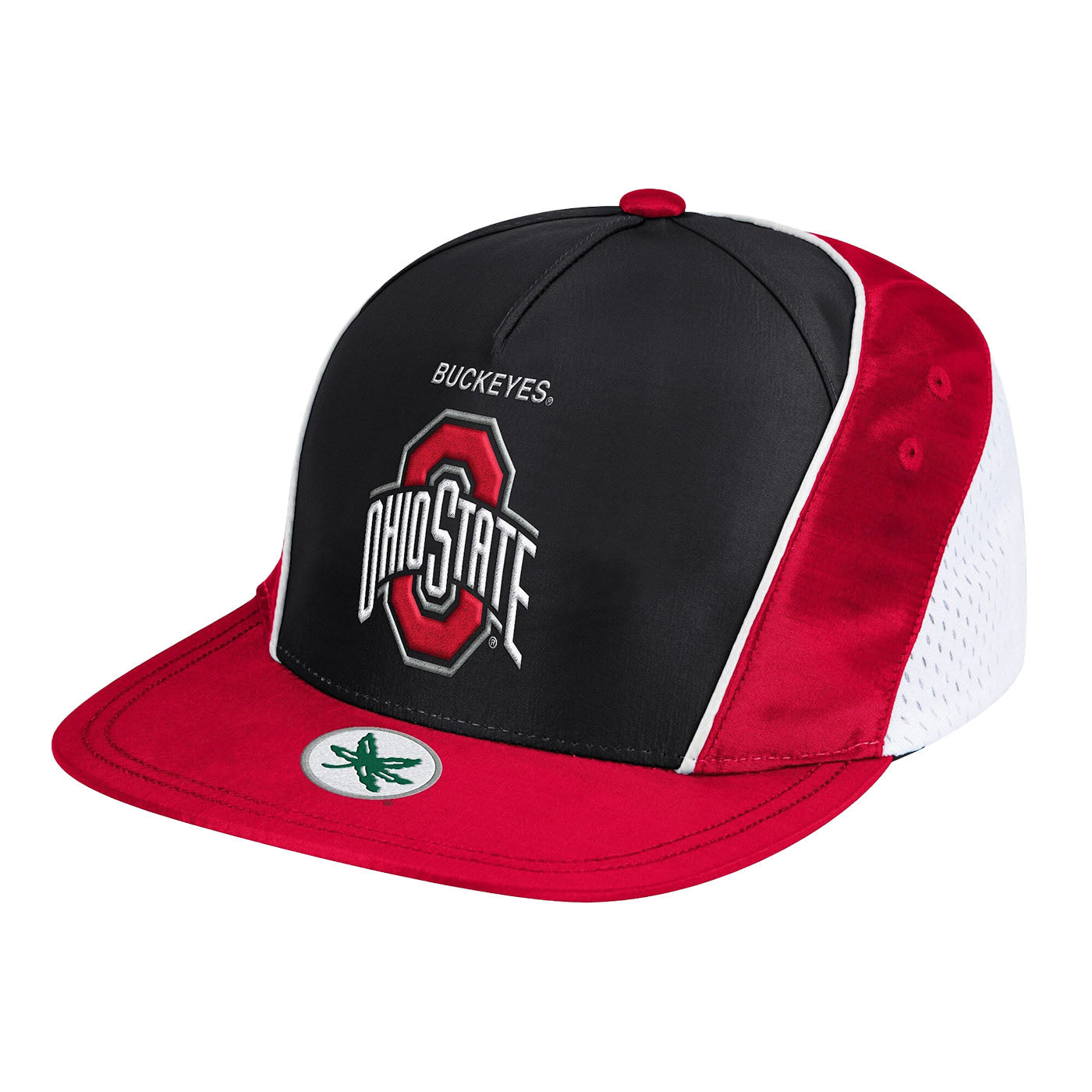 Mitchell & Ness NCAA Freethrow Snapback Ohio State 'Black/Red'