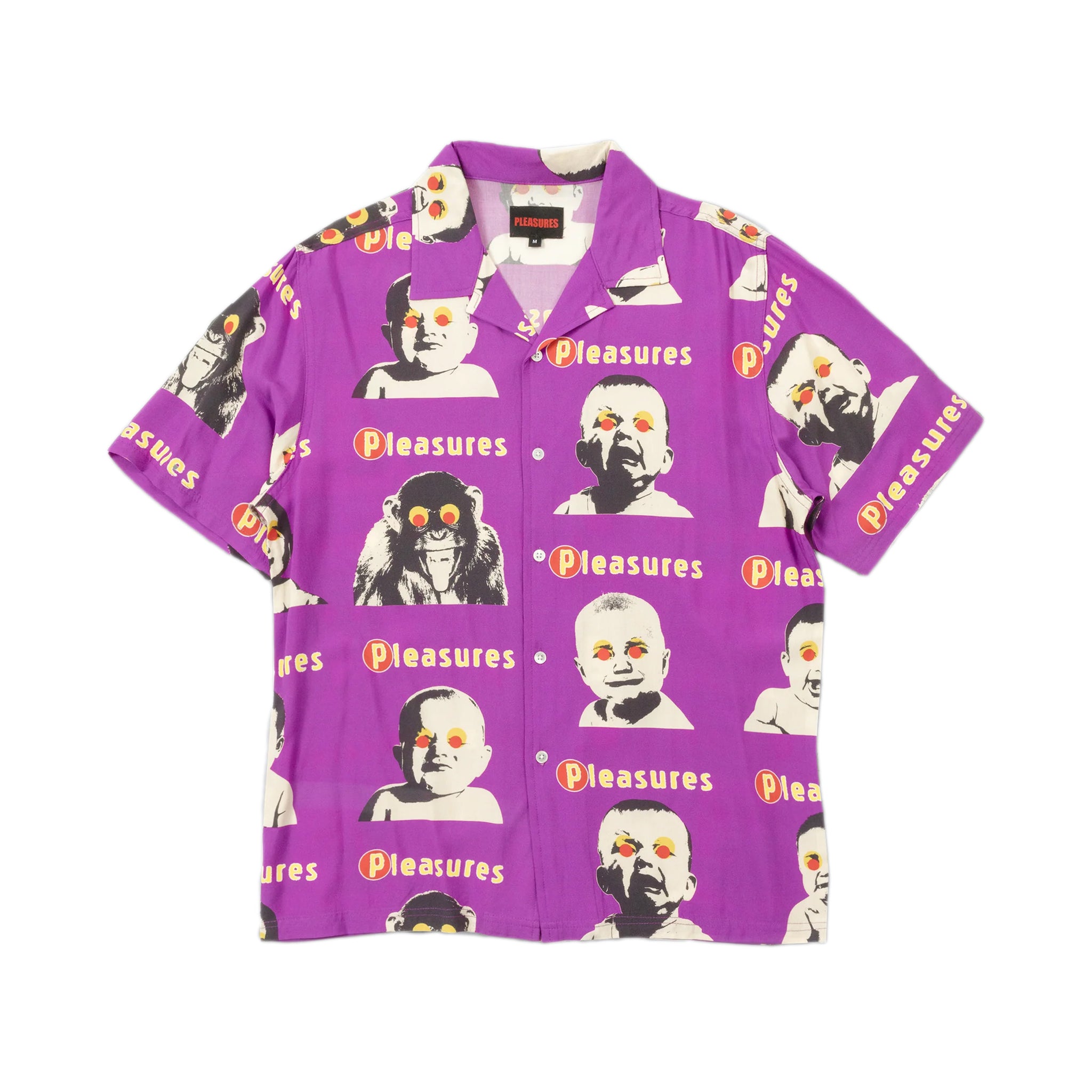 Pleasures Head Button Down 'Purple'