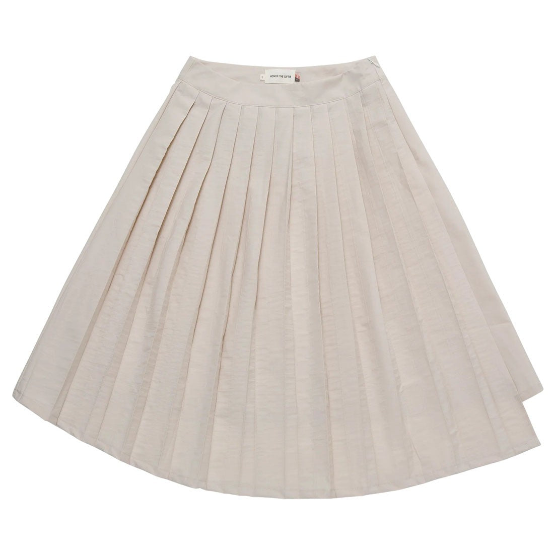 Womens Honor The Gift Pleated Skirt 'Cream'