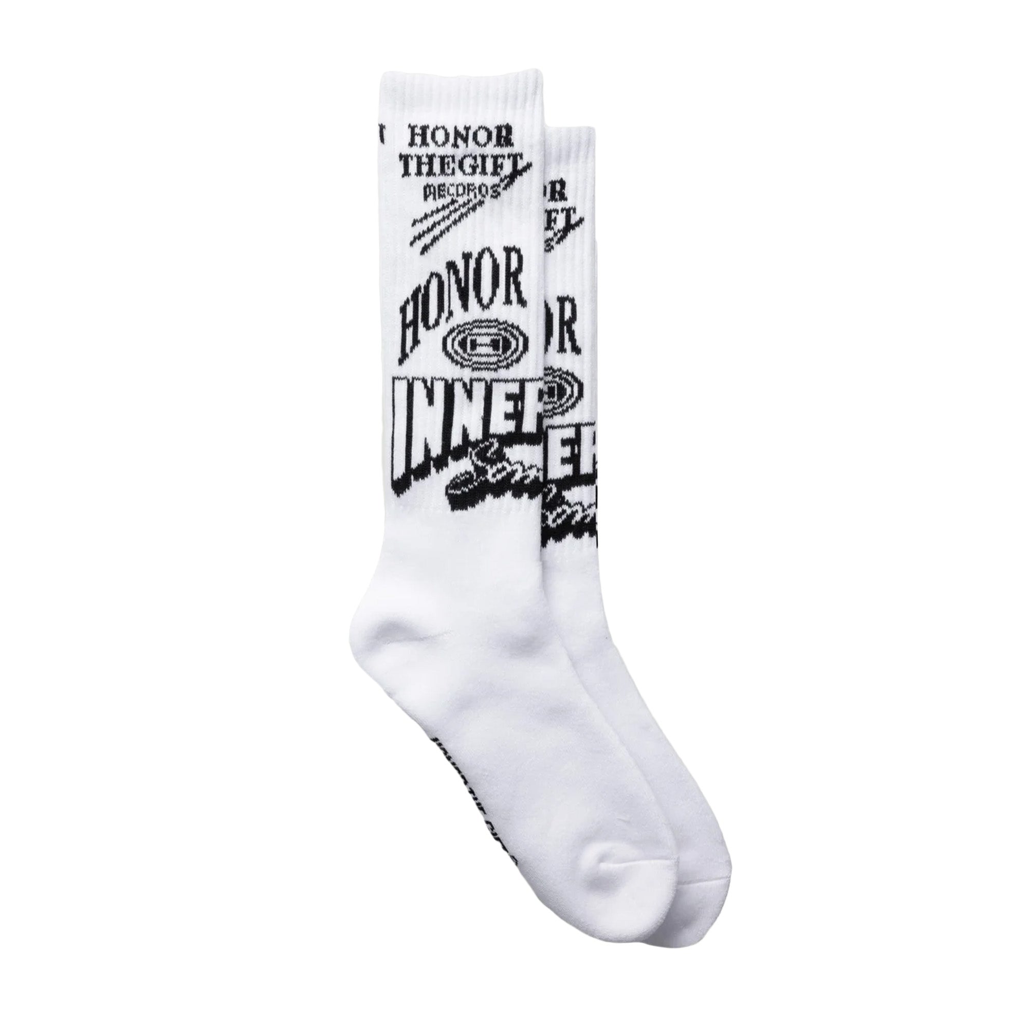 Honor The Gift Mixed Graphic Ribbed Sock