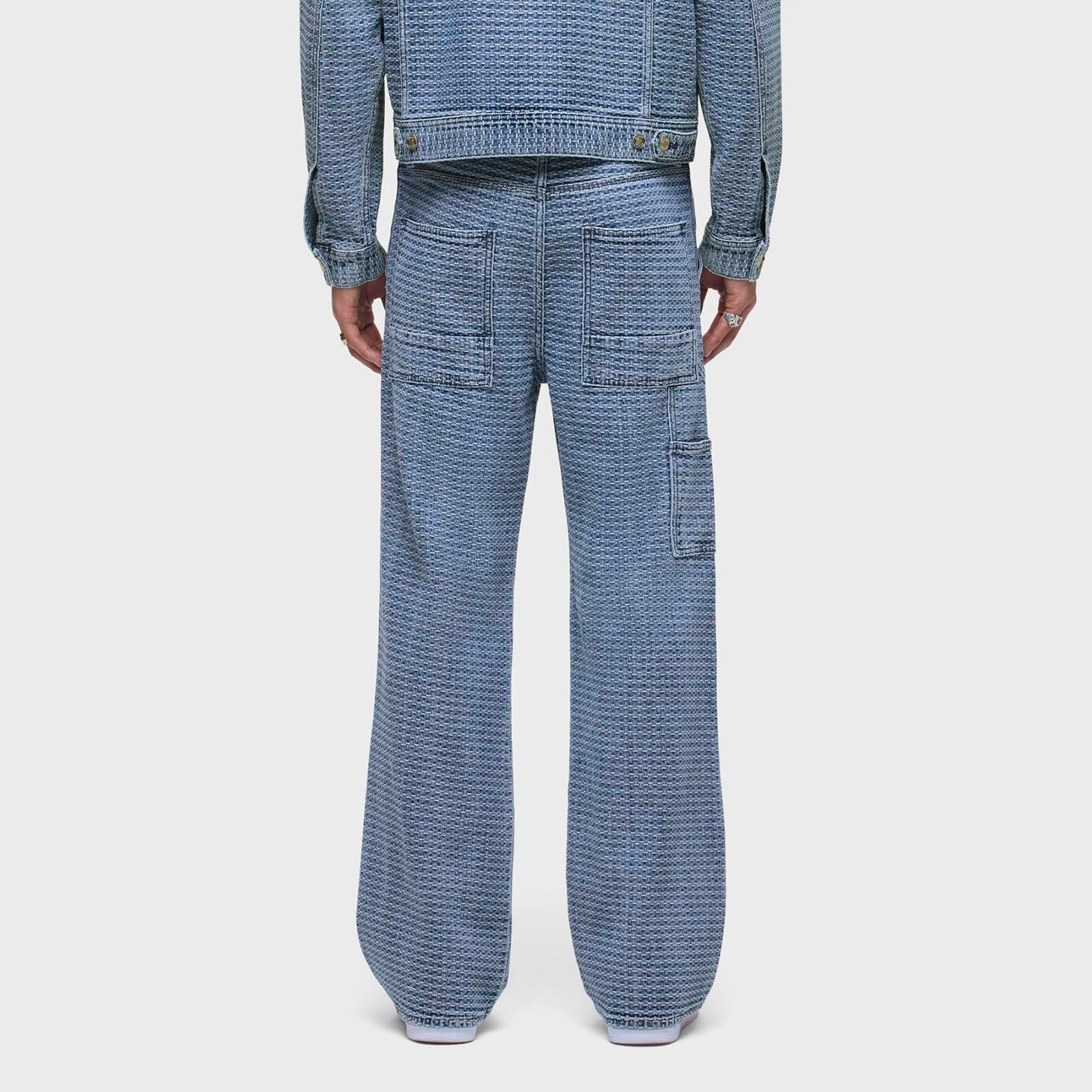 Hudson Luca Wide Leg Carpenter  'Jacquard Indigo'