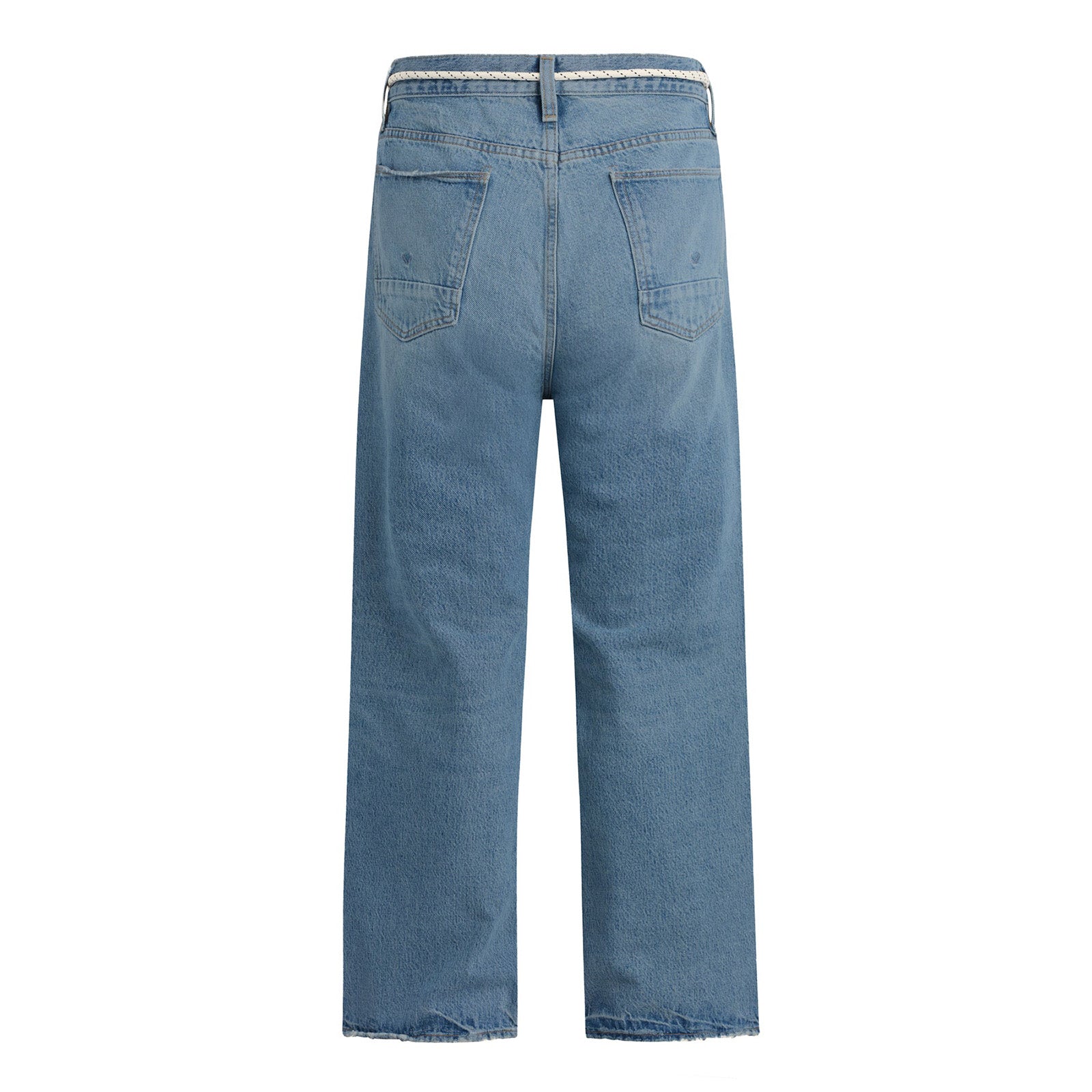 Hudson Luca Wide Leg Denim  'Bleached'