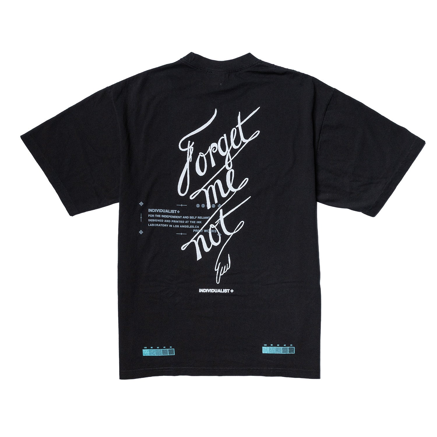 Indvlst Lab Forget Me Not SS Tee 'Vintage Black'