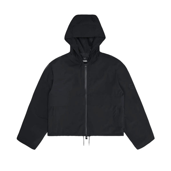 Rains Suva Hardshell Short String W Jacket W3 'Black' Rains Suva Hardshell Short String W Jacket W3 'Black'