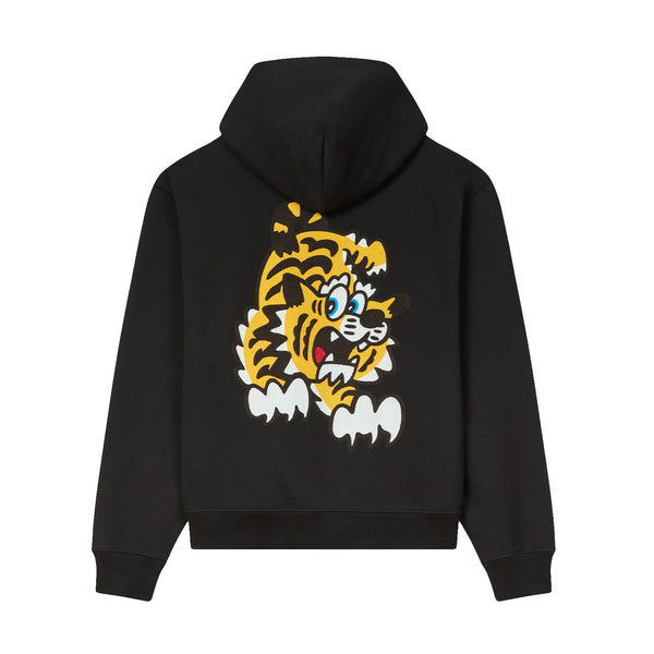 KENZO ケンゾー ×VERDY EMBROIDERED CLASSIC HOODIE エンブロイダリー クラシック プルオーバーパーカー スウェットフーディー ブラック FF55SW2724MC Kenzo Verdy Collection Classic Embroidered Hoodie 'Black'