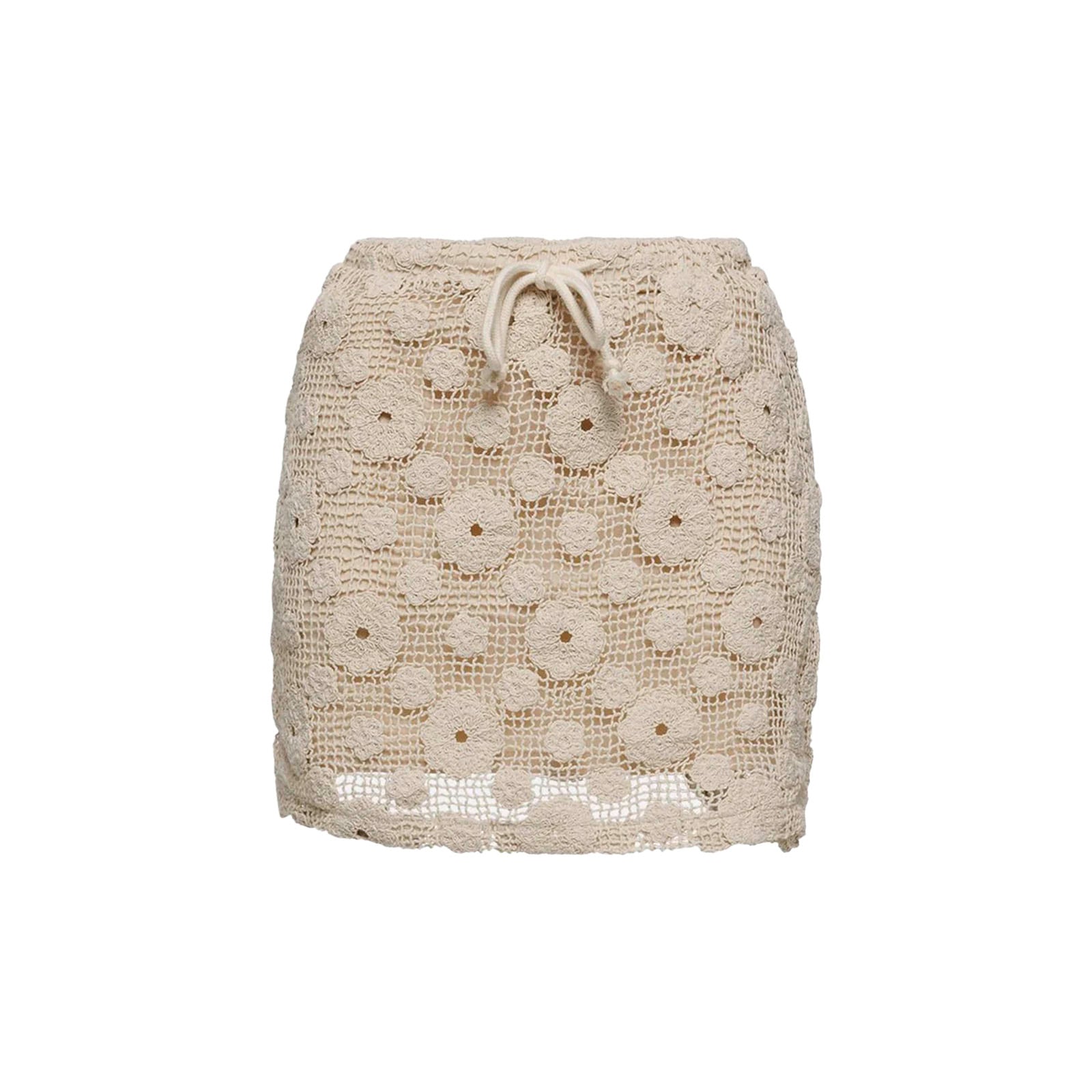 Kuwalla Tee Zaya Crochet Skirt 'Cream'