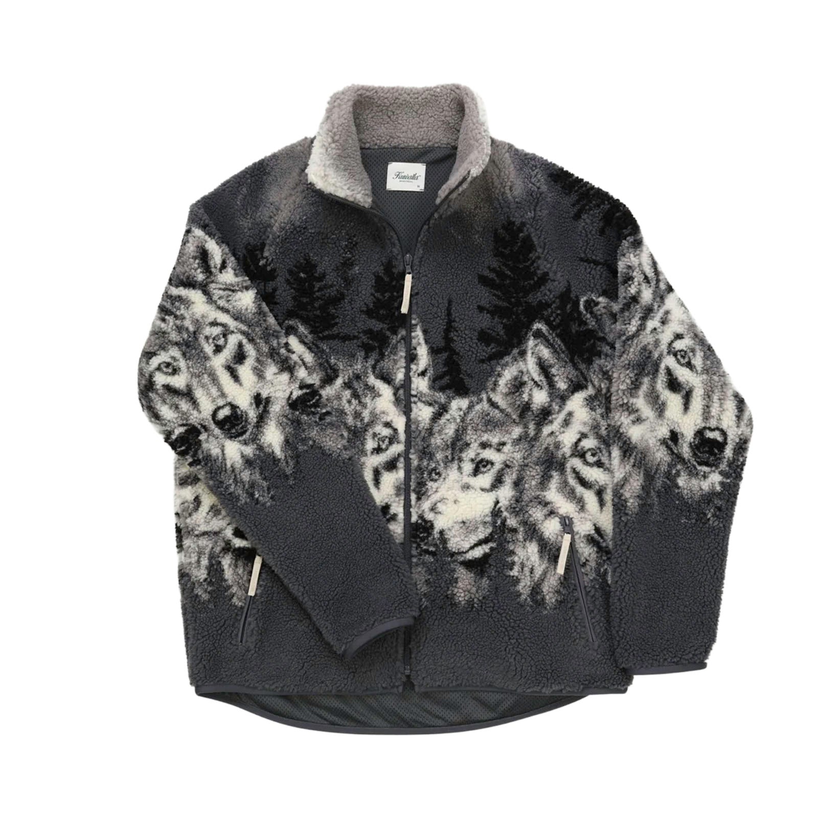 Kuwalla Tee Printed Sherpa Fleece 'Wolf Pack'