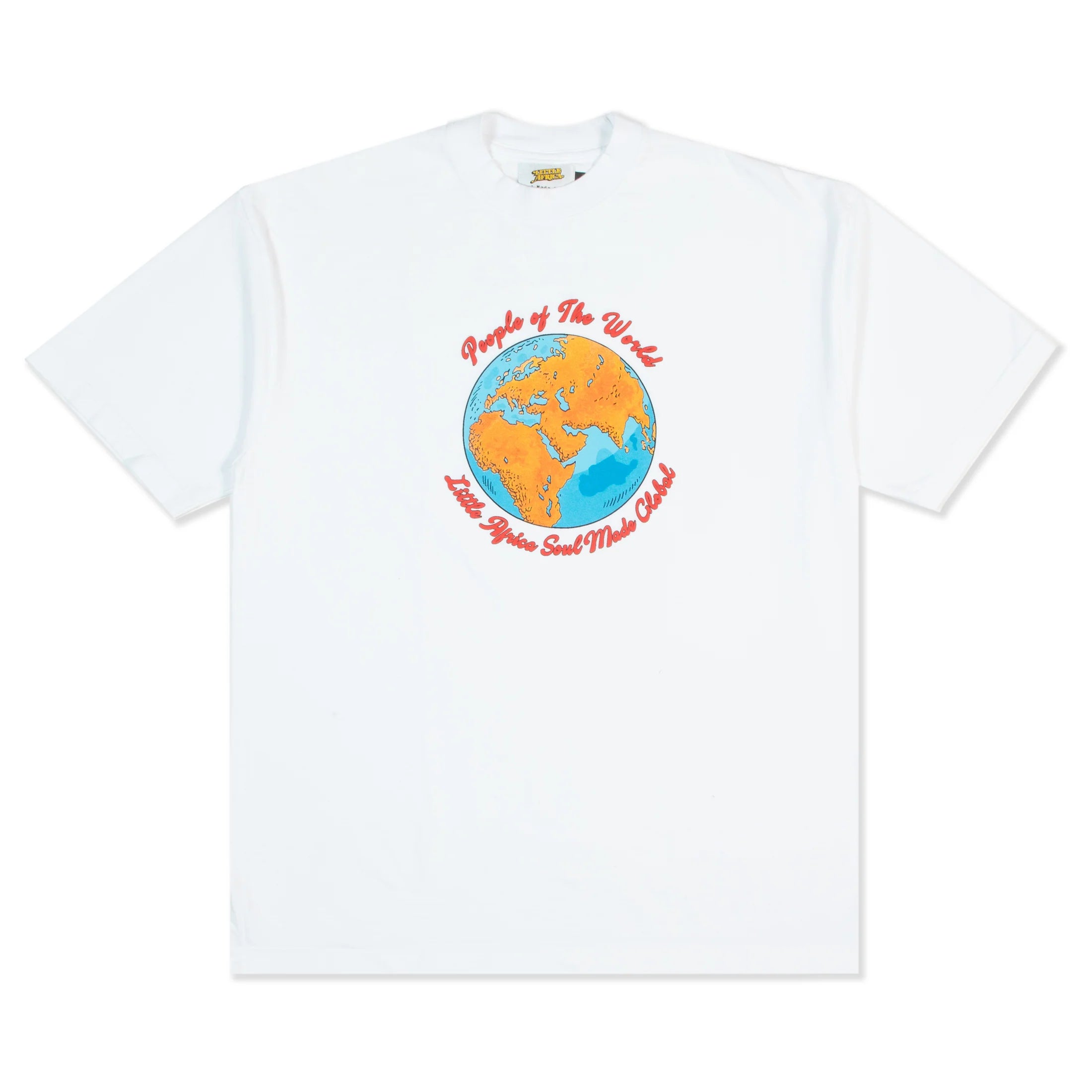 Little Africa People of The World T-Shirt 'White'
