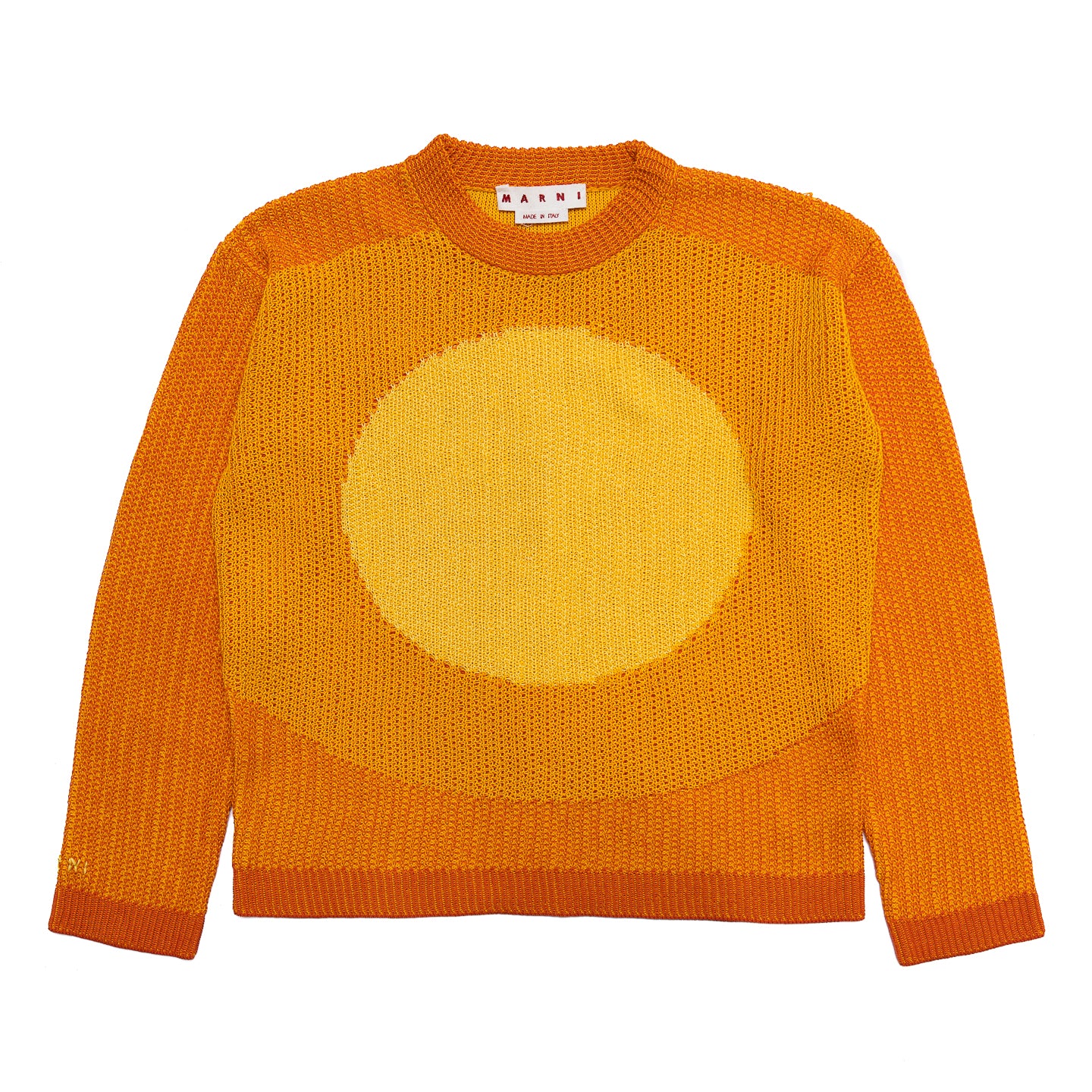 MARNI Inlay Circle Sweater 'Light Orange'
