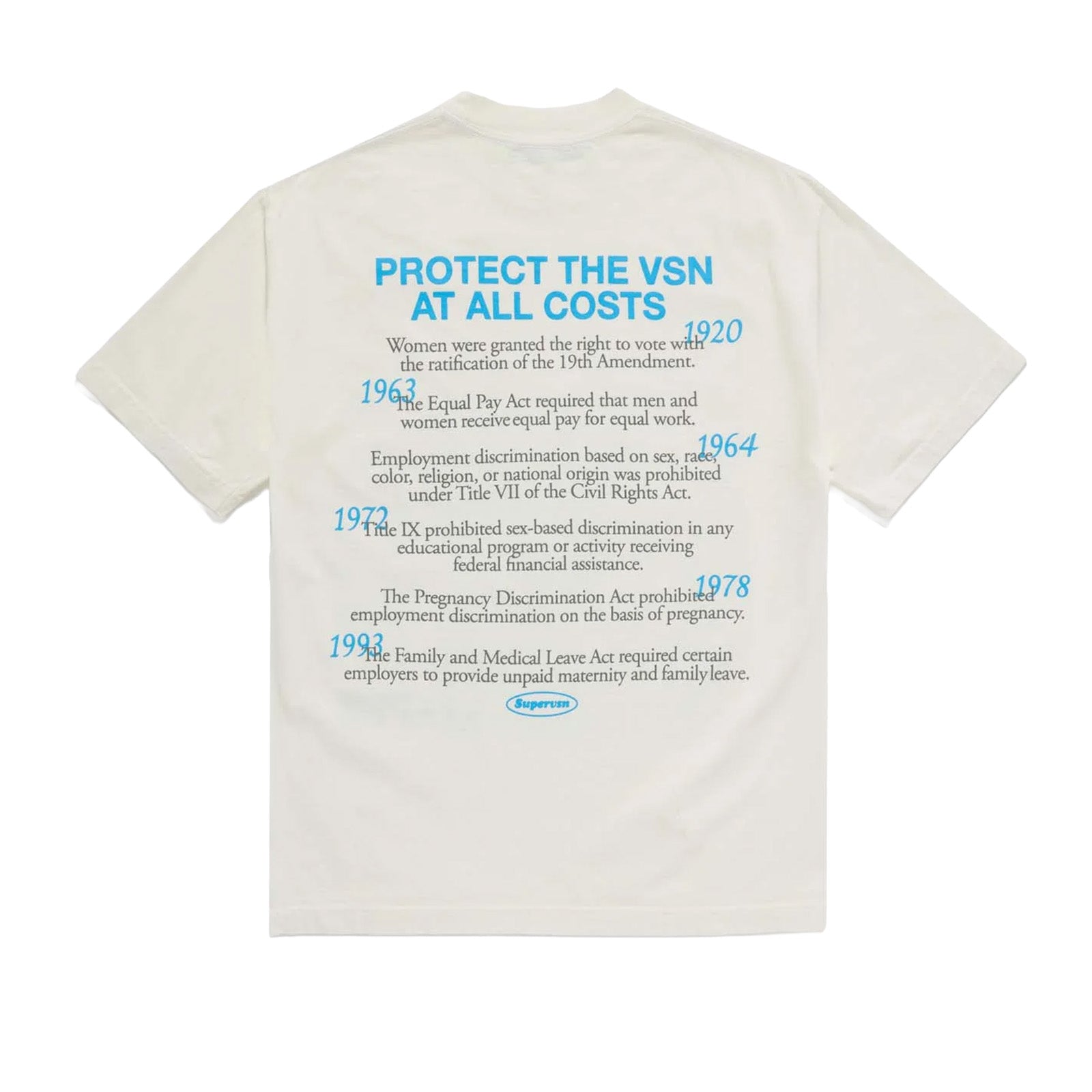 Supervsn My Sisters Keeper Short Sleeve Tee 'Bone'