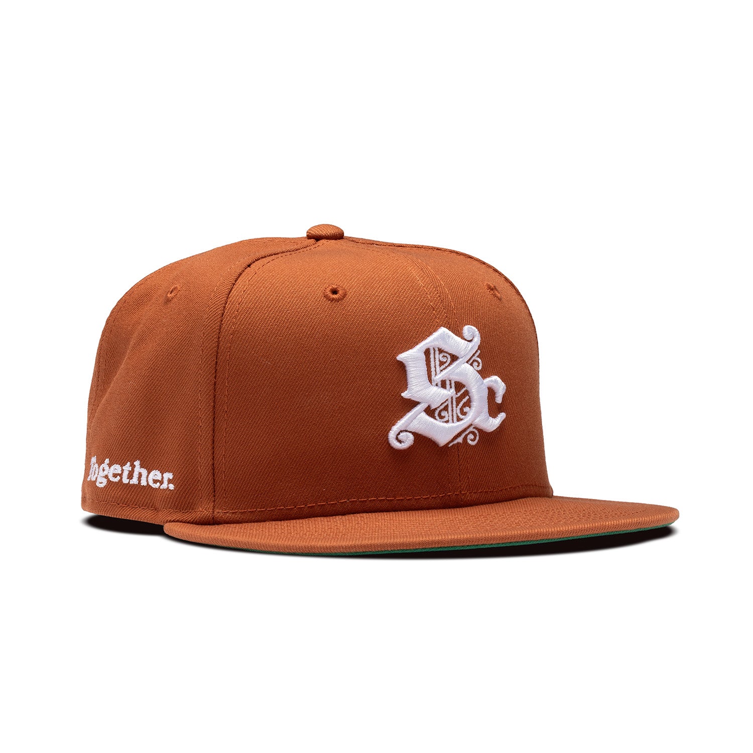 Sole Classics x New Era 59Fifty Fitted Hat 'Rust Orange - Together'