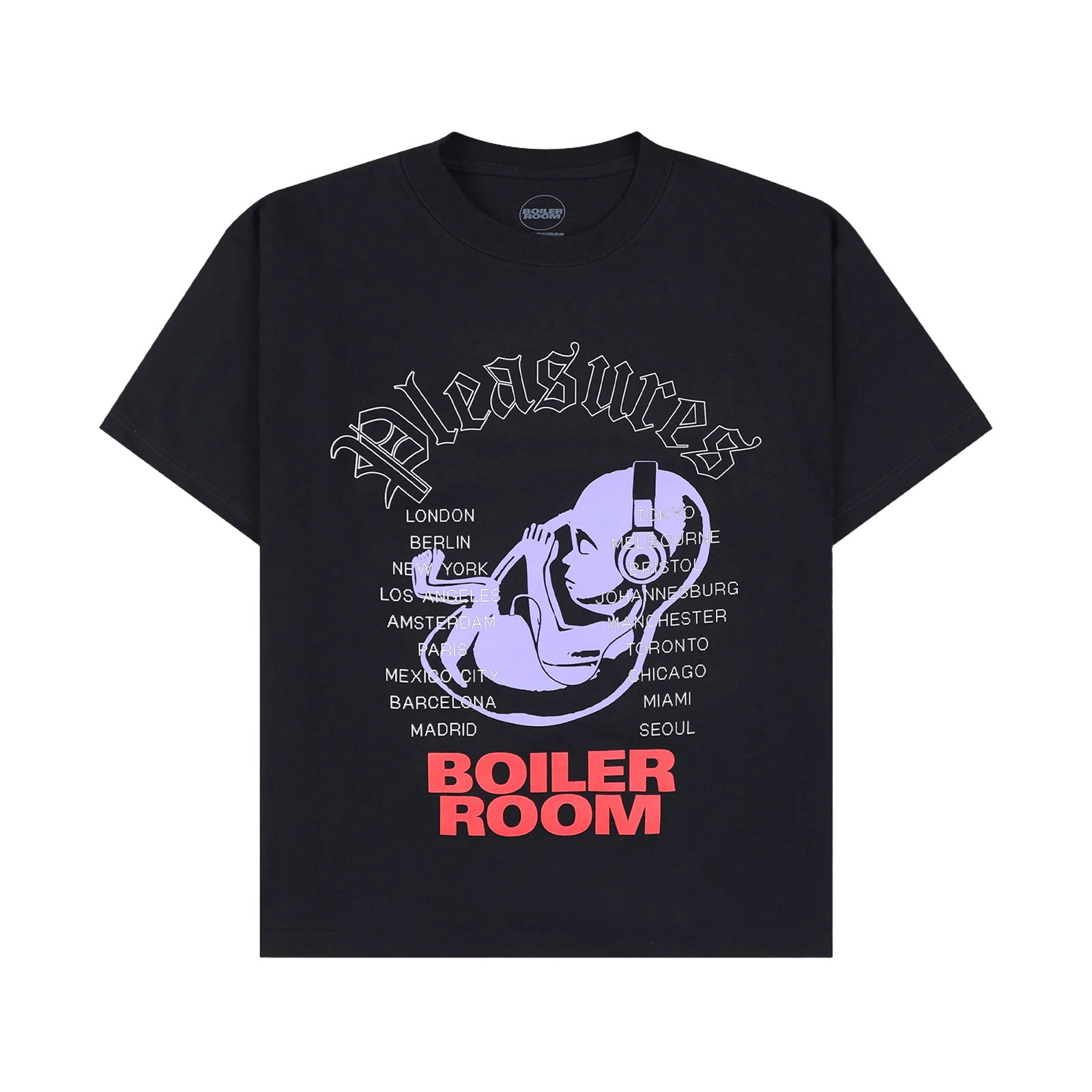 Pleasures Headphone T--Shirt 'Black'