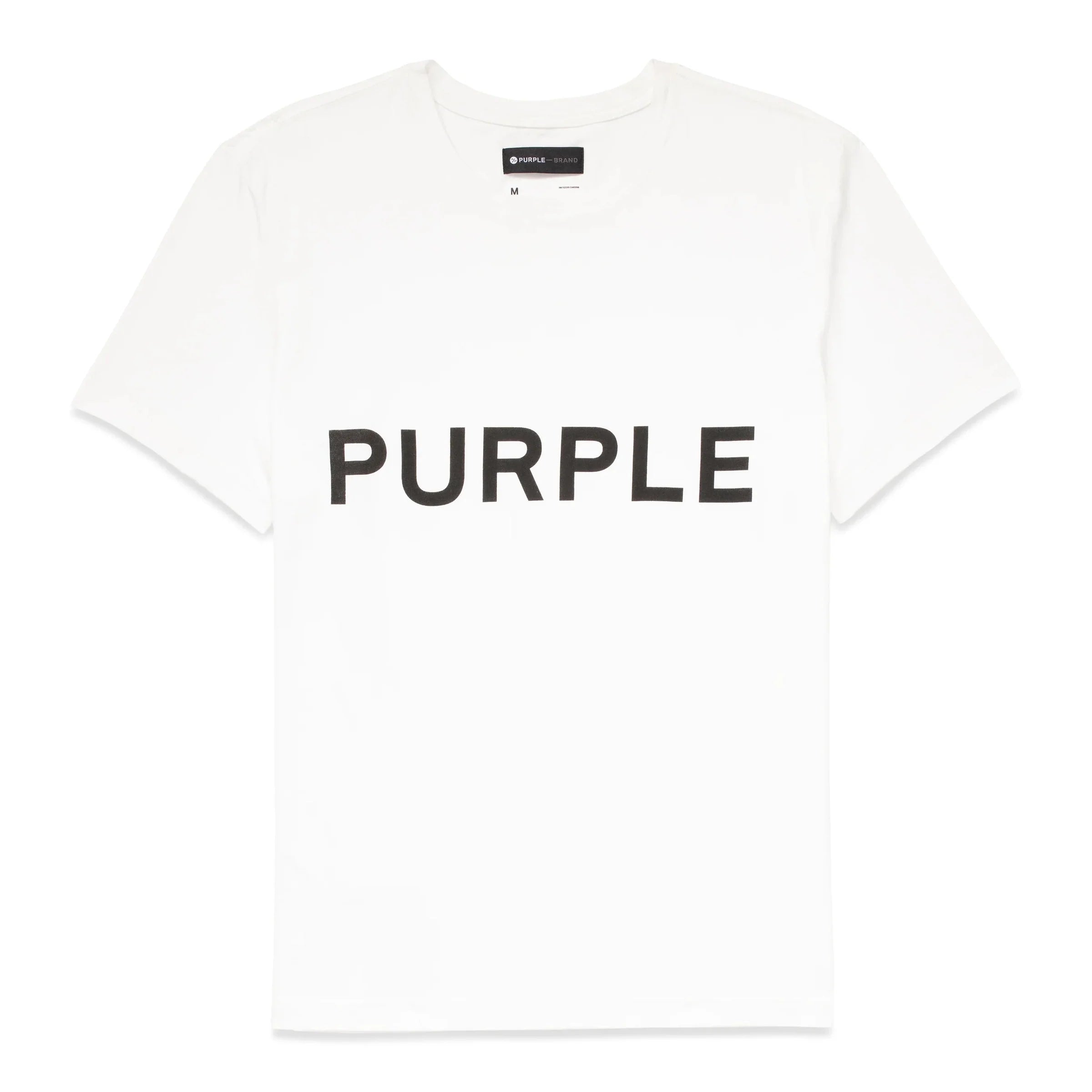 Purple Brand Clean Jersey T-Shirt 'White'