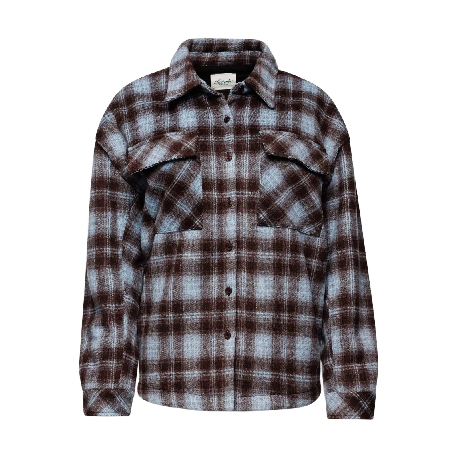 Kuwalla Tee Emory Quilted Jacket 'Blue Plaid'